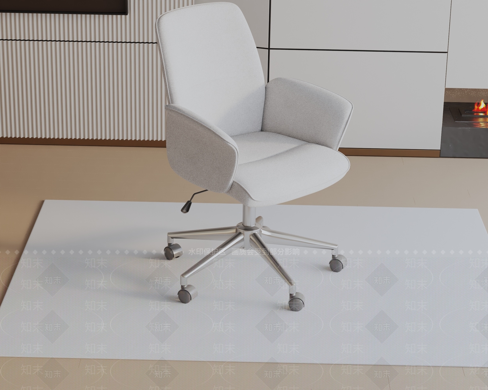 现代办公椅3D模型下载【ID:1187521850】