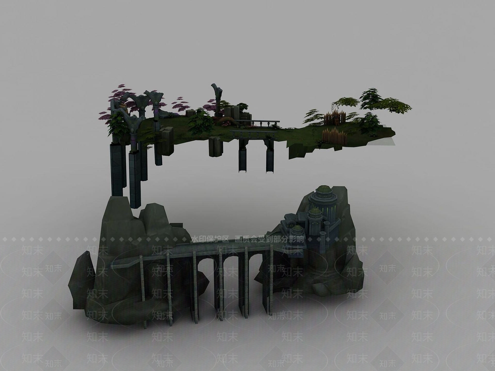 现代办公大厅3D模型下载【ID:1187524649】