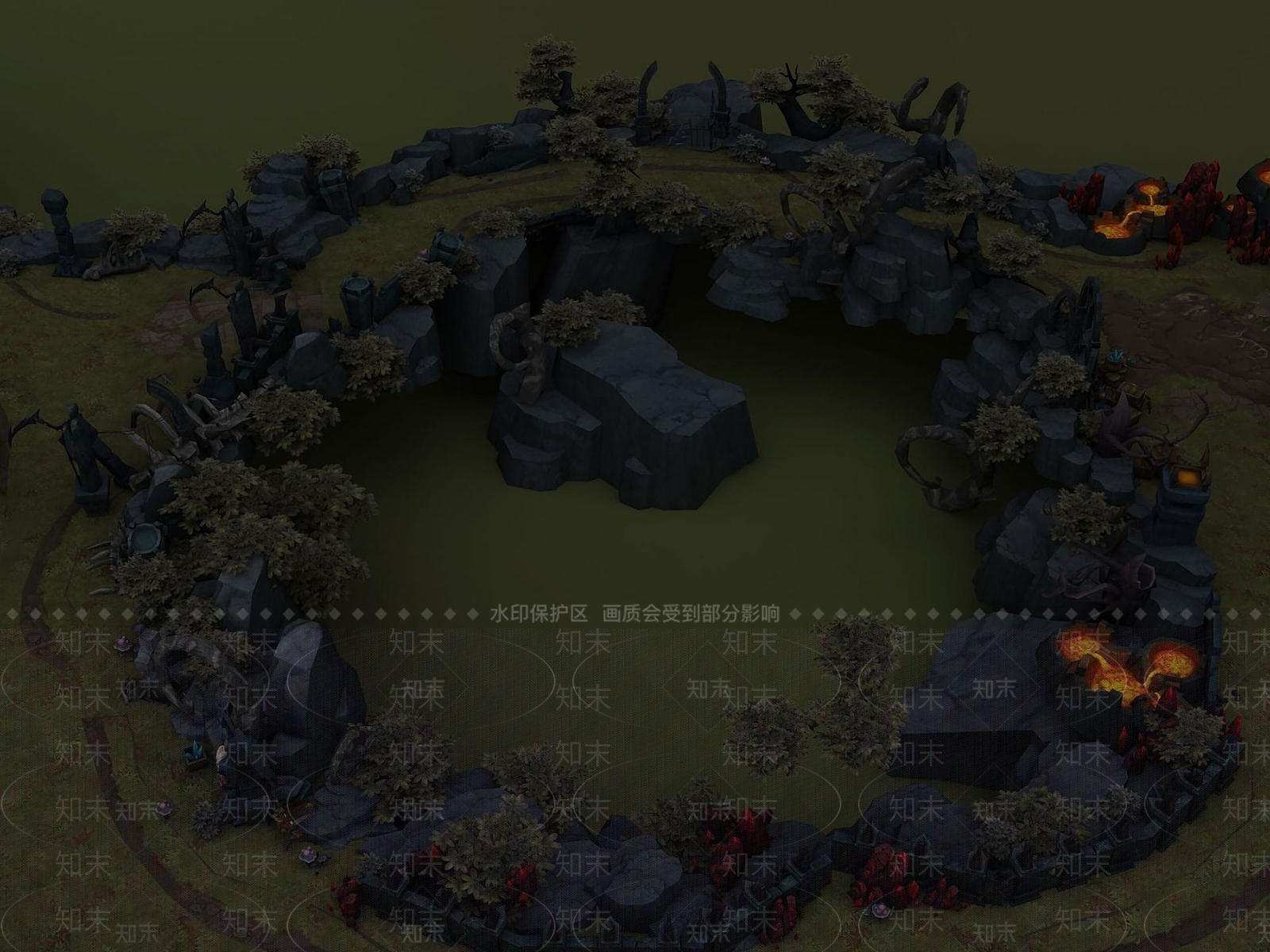 现代办公大厅3D模型下载【ID:1187526213】