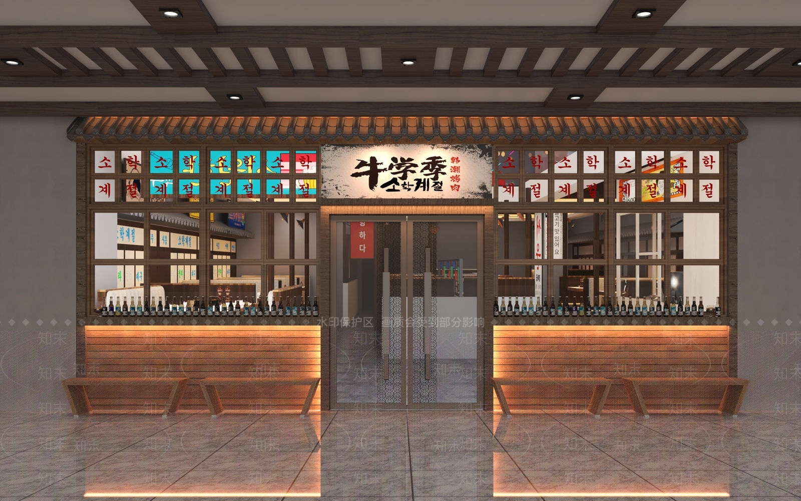 日式现代门头3D模型下载【ID:1187528802】