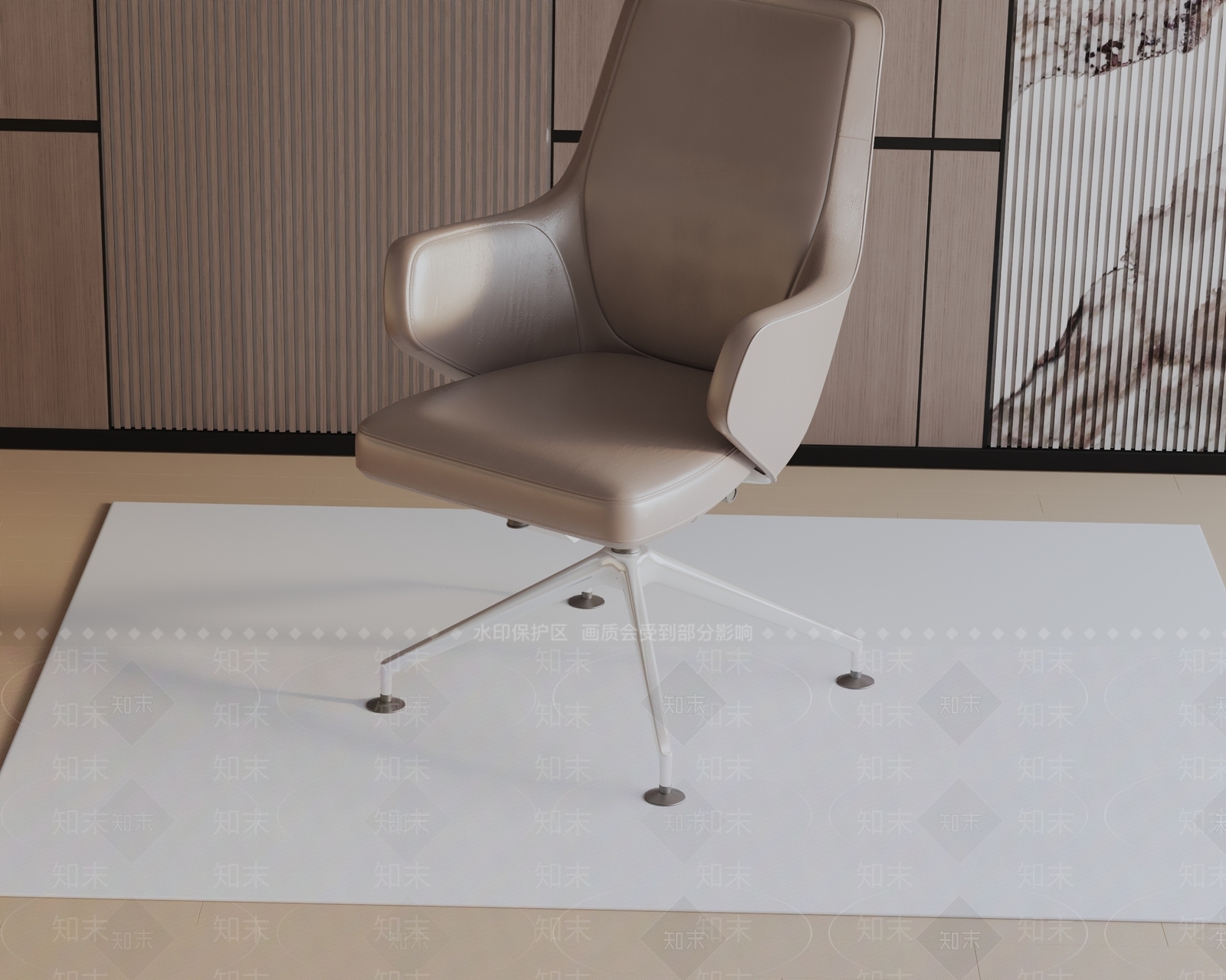 现代办公椅3D模型下载【ID:1187531252】