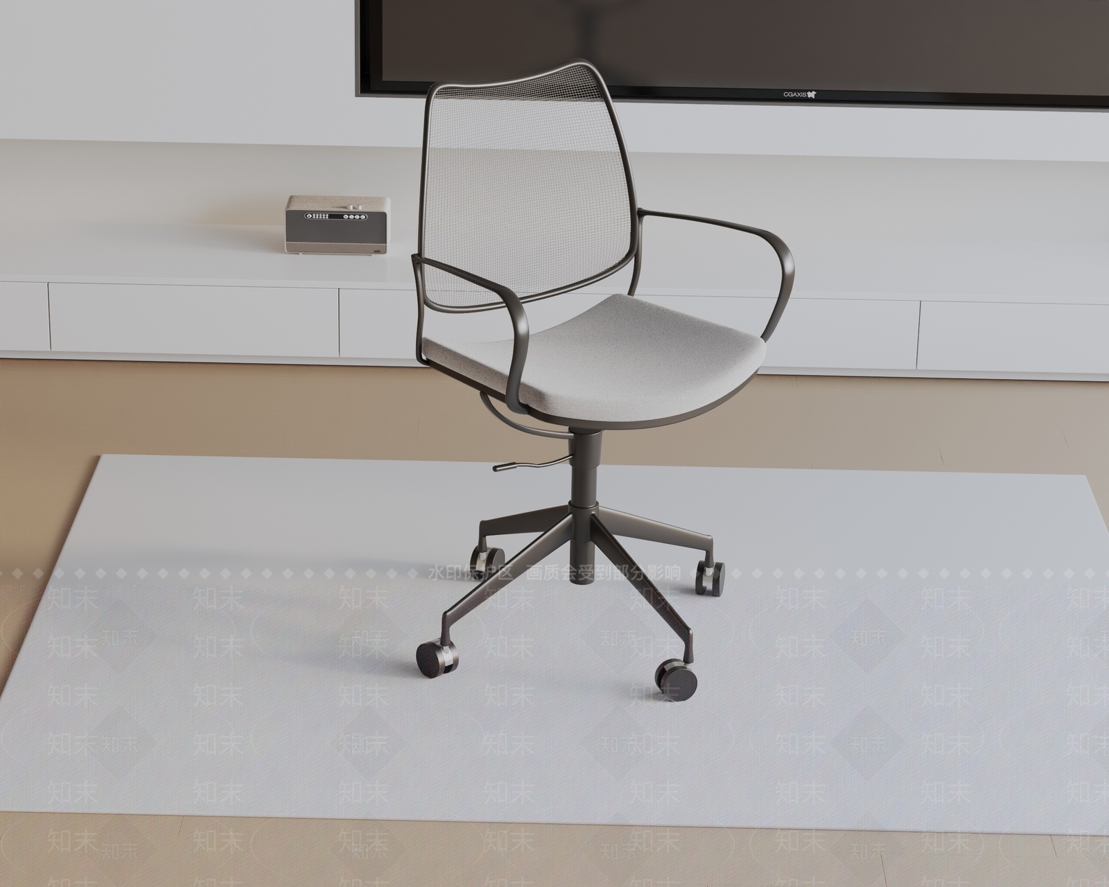 现代办公椅3D模型下载【ID:1187532679】