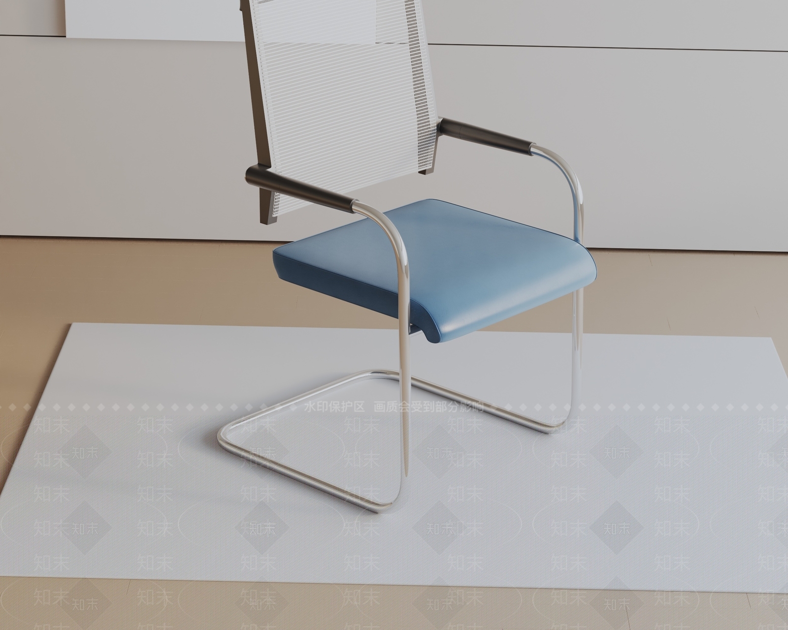 现代办公椅3D模型下载【ID:1187533754】