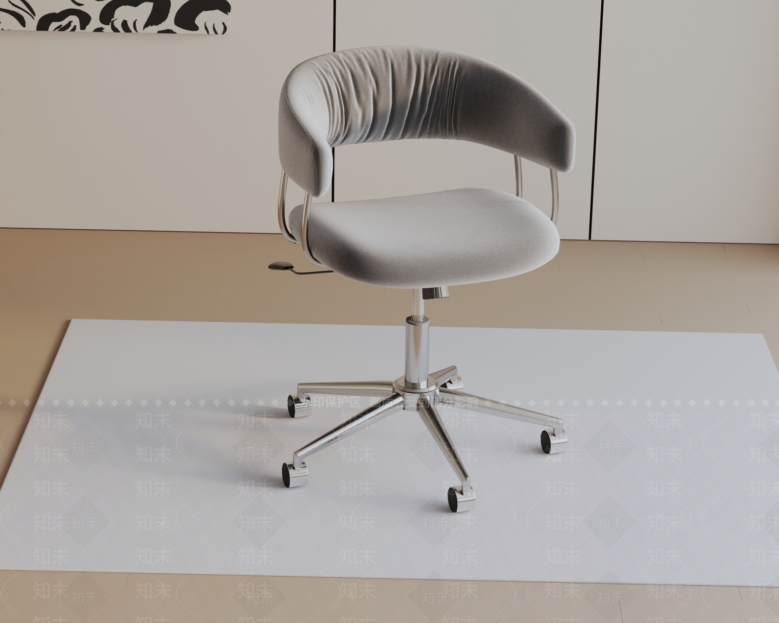 现代办公椅3D模型下载【ID:1187534173】