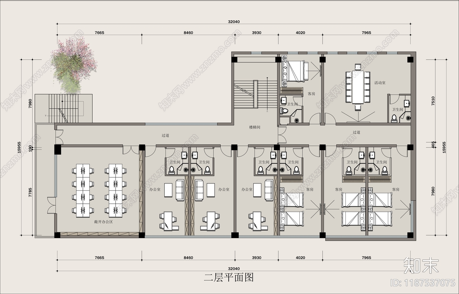 现代会所cad施工图下载【ID:1187537075】
