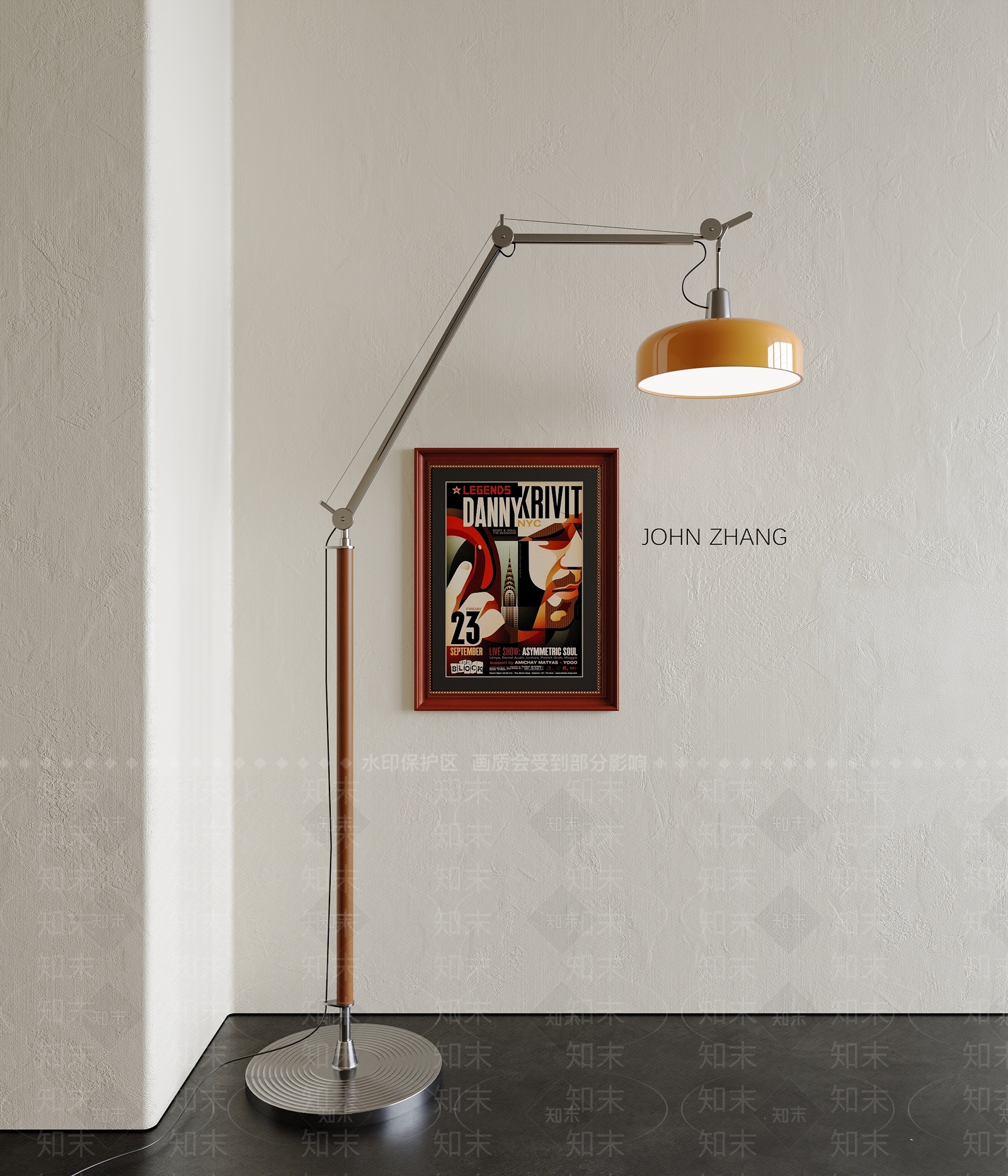 中古现代钓鱼灯SU模型下载【ID:1187540782】