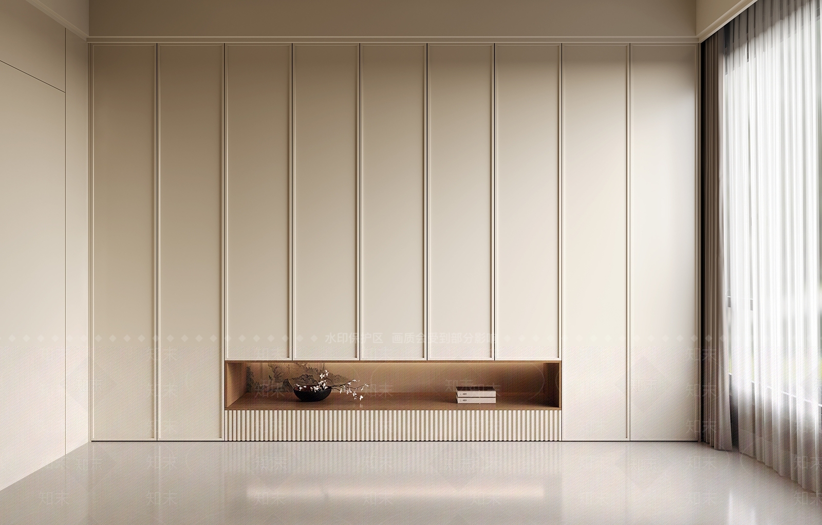 新中式禅意衣柜3D模型下载【ID:1187541965】