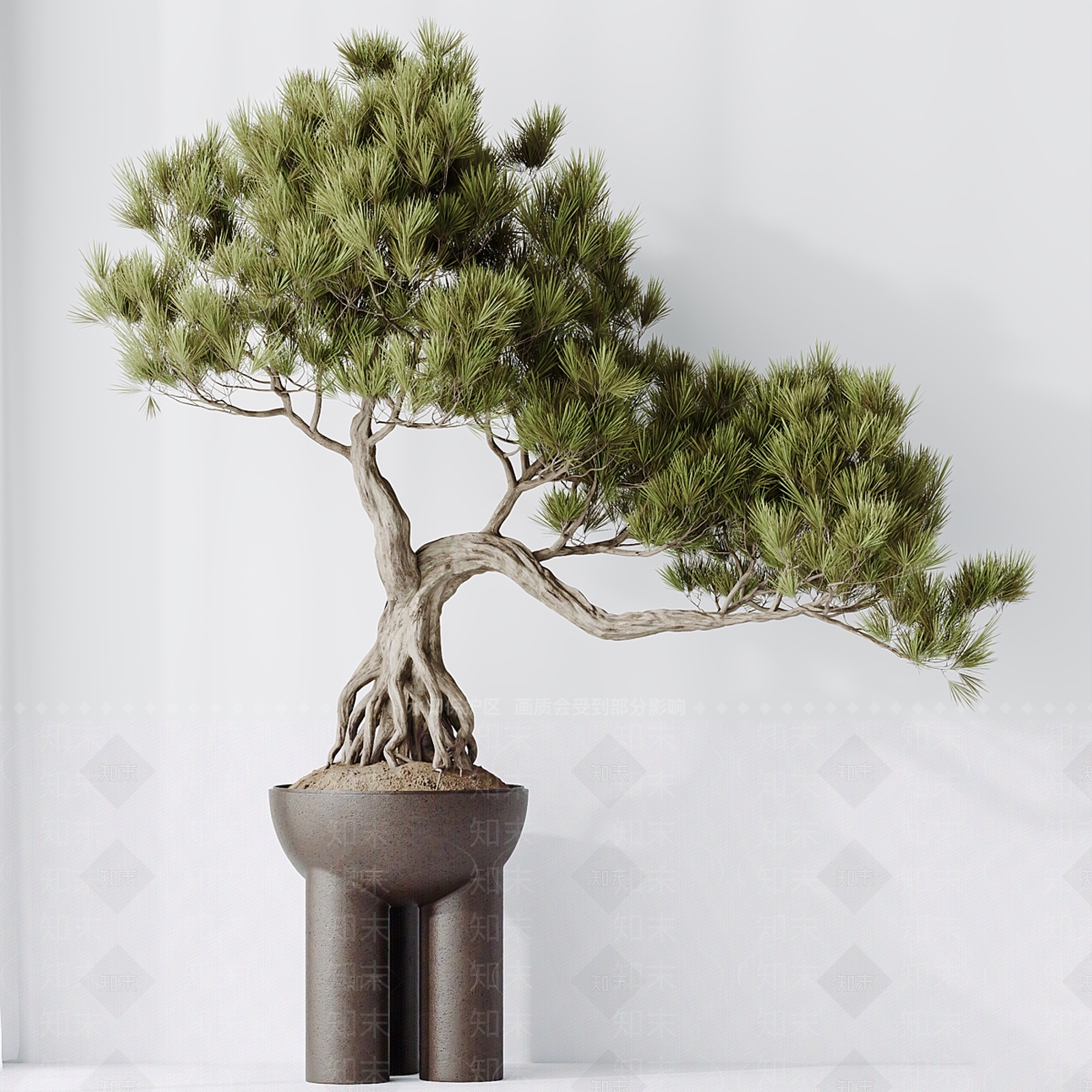 盆栽3D模型下载【ID:1187541777】
