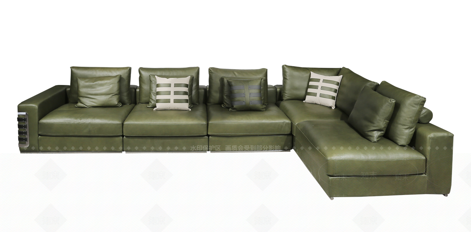 现代轻奢转角沙发3D模型下载【ID:1187542283】