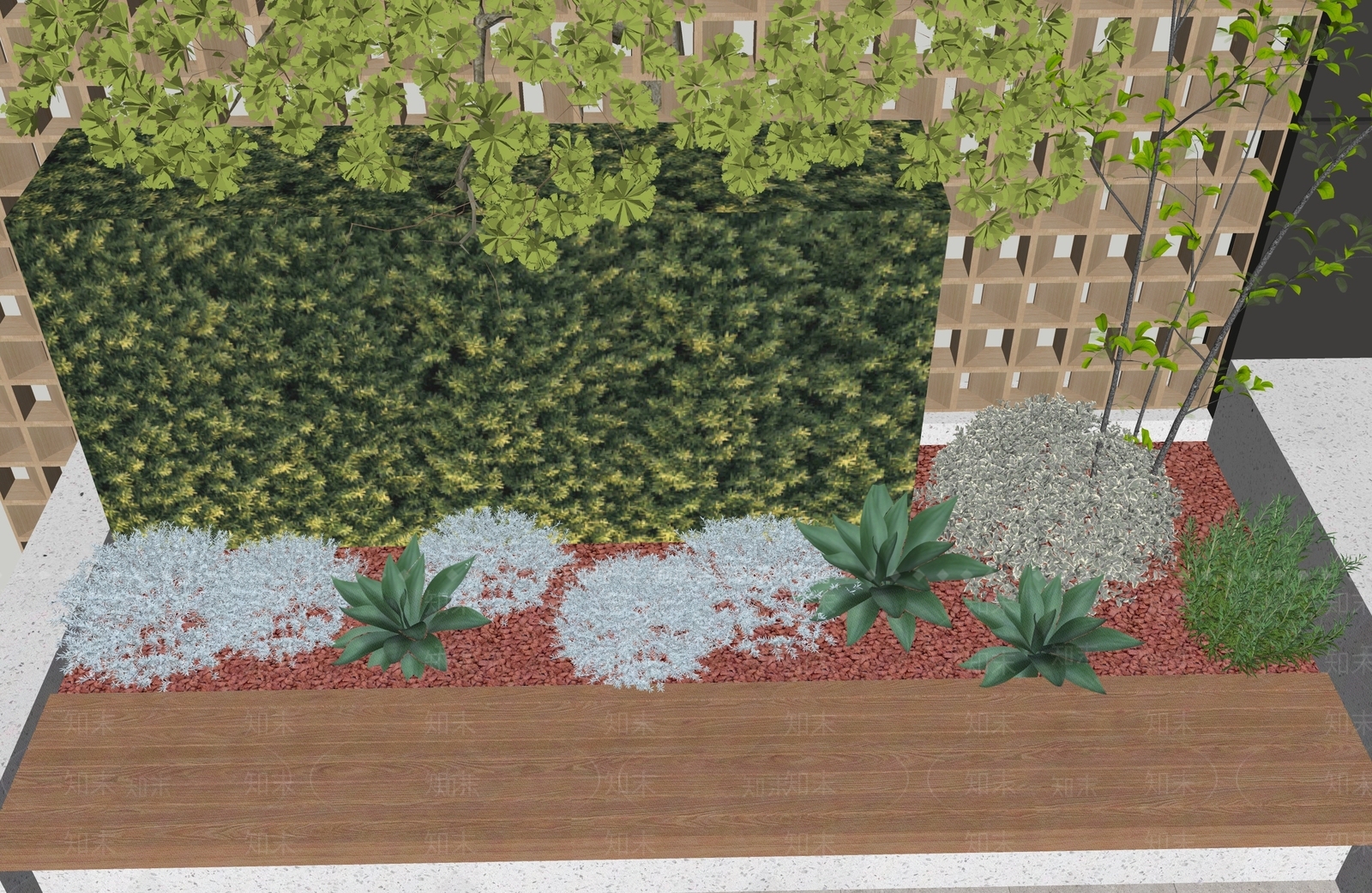 植物组合SU模型下载【ID:1187549376】