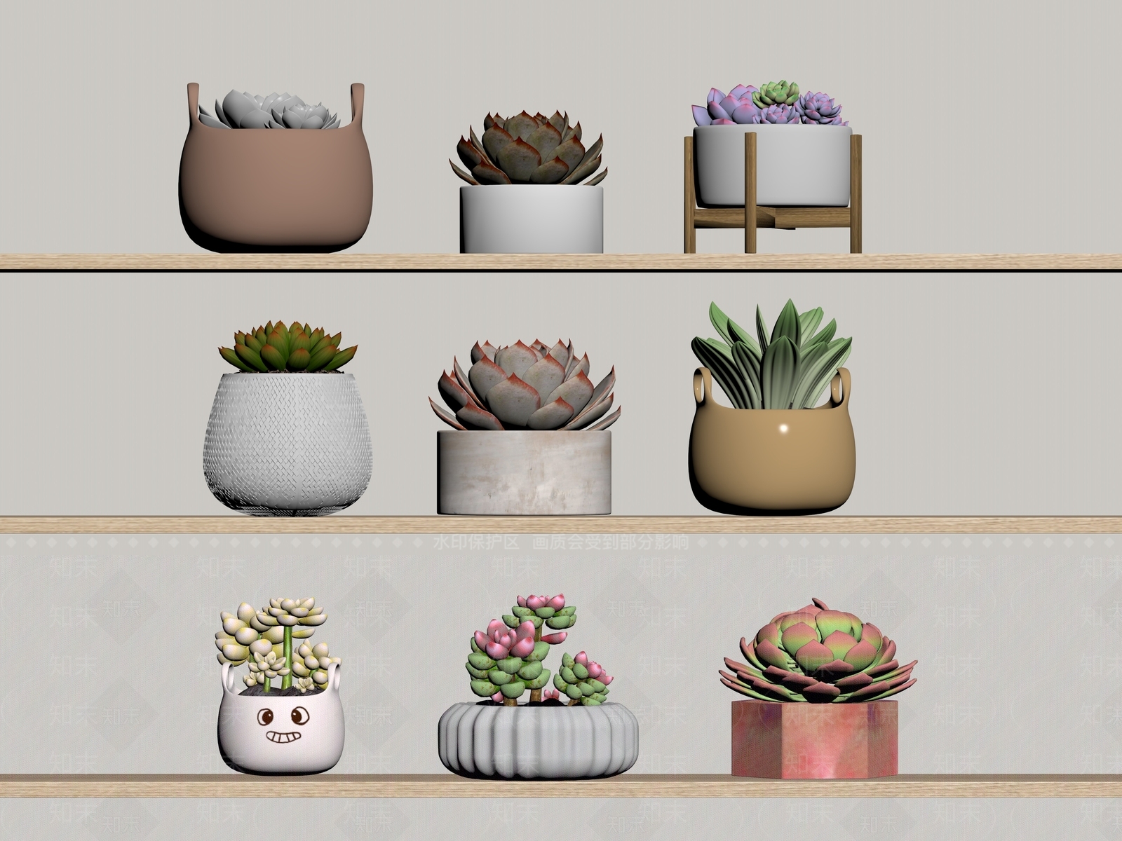 盆栽SU模型下载【ID:1187563917】