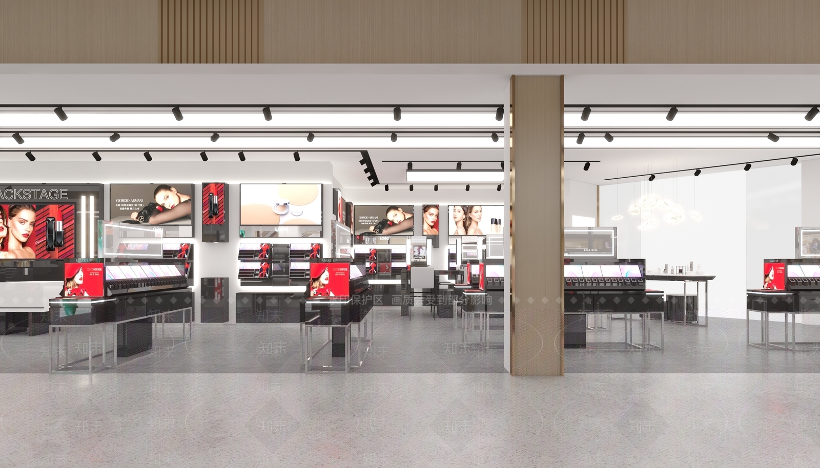 现代轻奢商场3D模型下载【ID:1187565306】