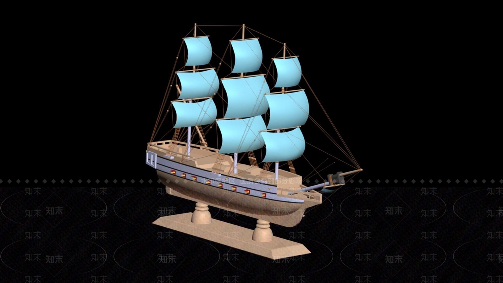现代船3D模型下载【ID:1187596757】