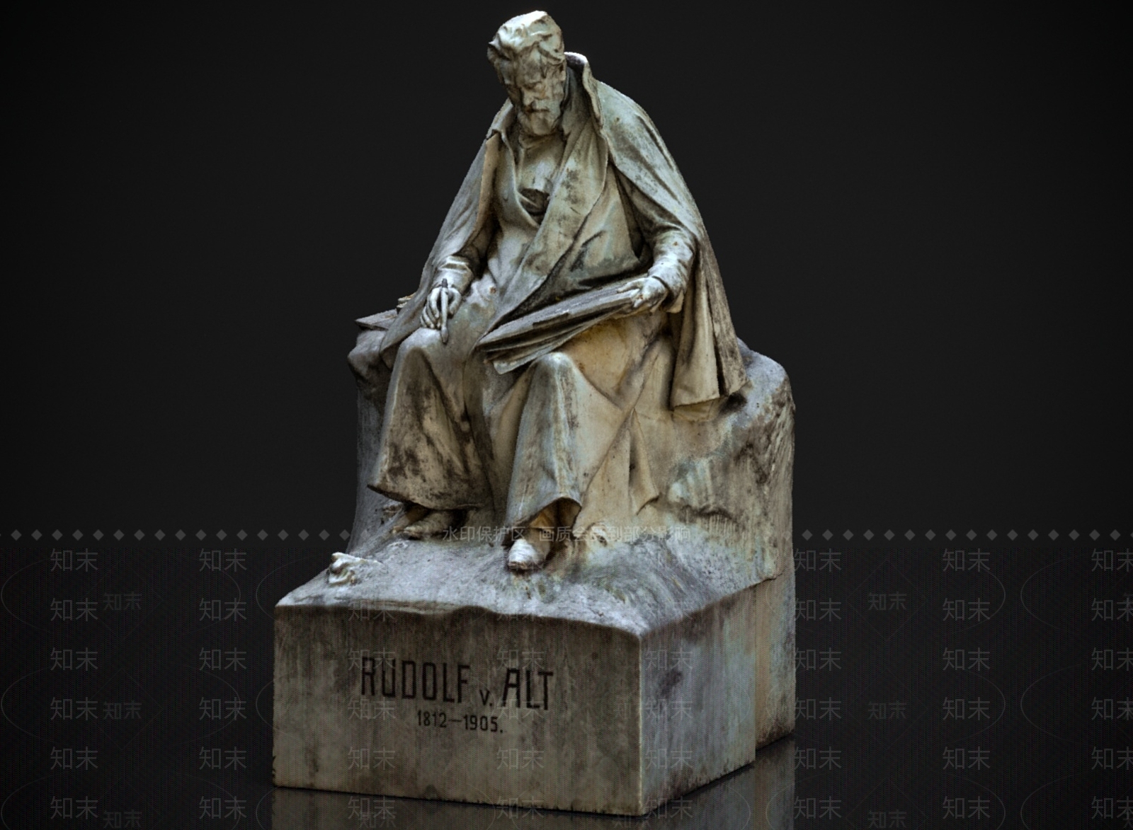 现代雕塑摆件3D模型下载【ID:1187572992】