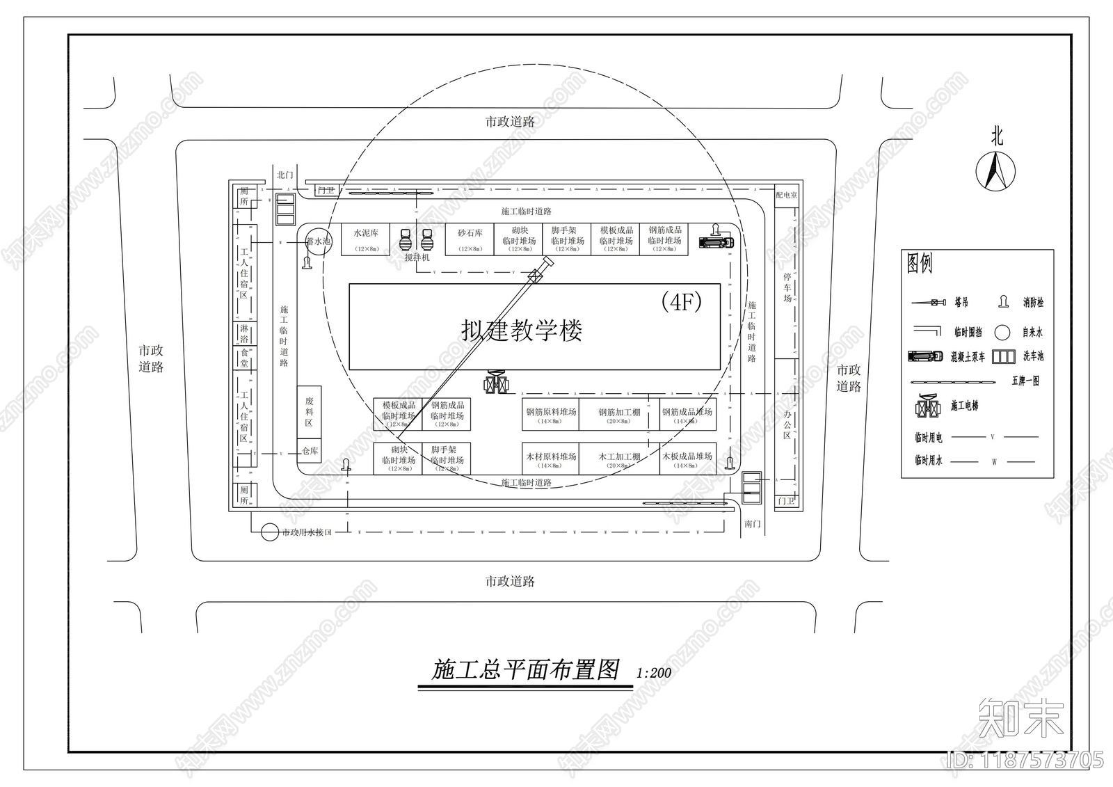 规划平面图施工图下载【ID:1187573705】