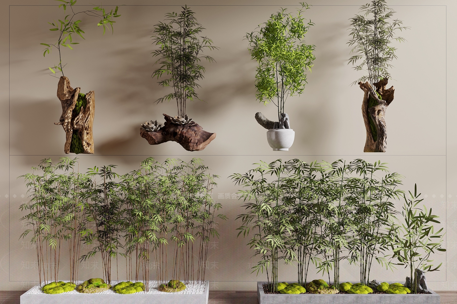 竹子SU模型下载【ID:1187573976】