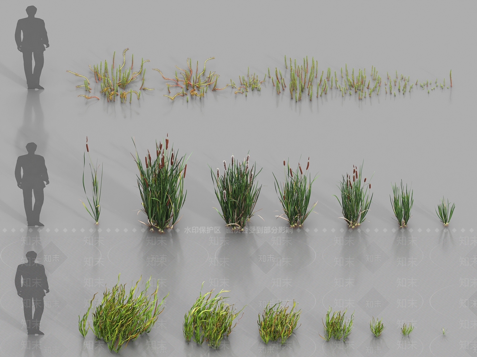 花草组合3D模型下载【ID:1187575509】