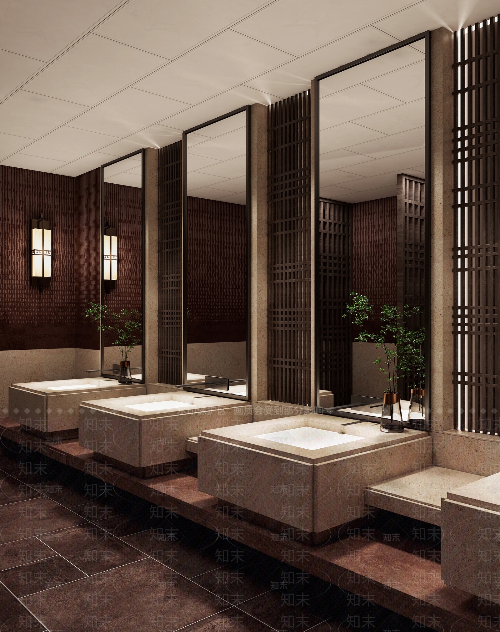 现代公共卫生间3D模型下载【ID:1187576705】