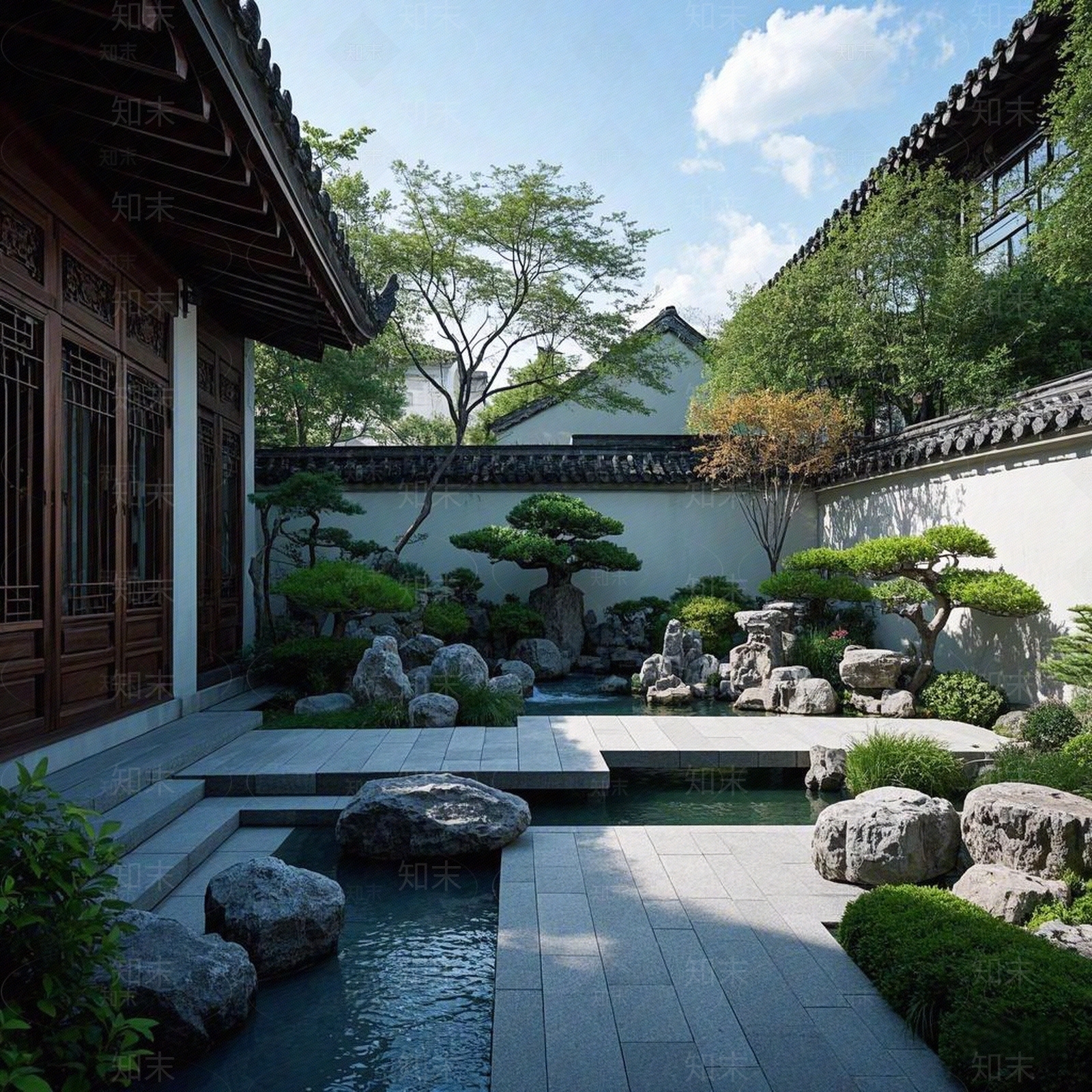 小区外景高清贴图材质