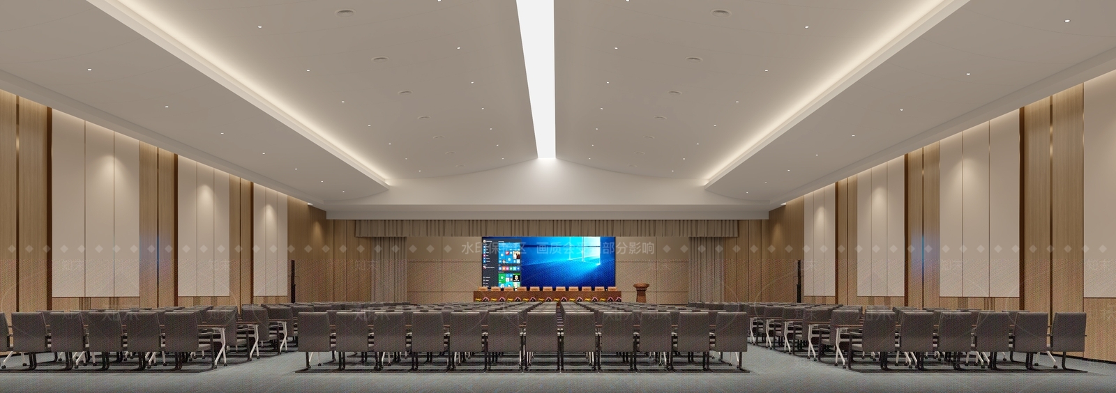 现代报告厅3D模型下载【ID:1187600421】