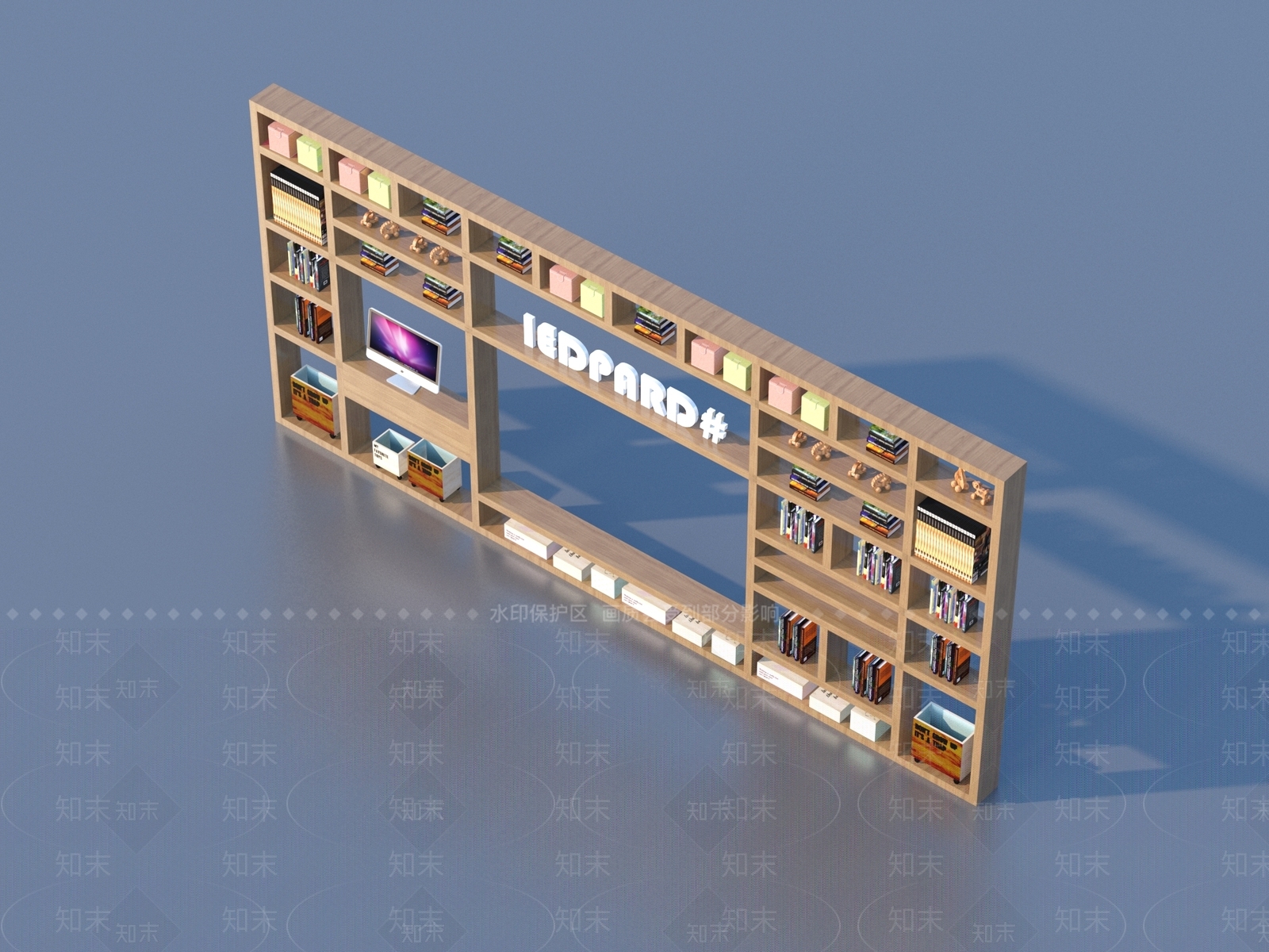 现代玄关柜3D模型下载【ID:1187580841】