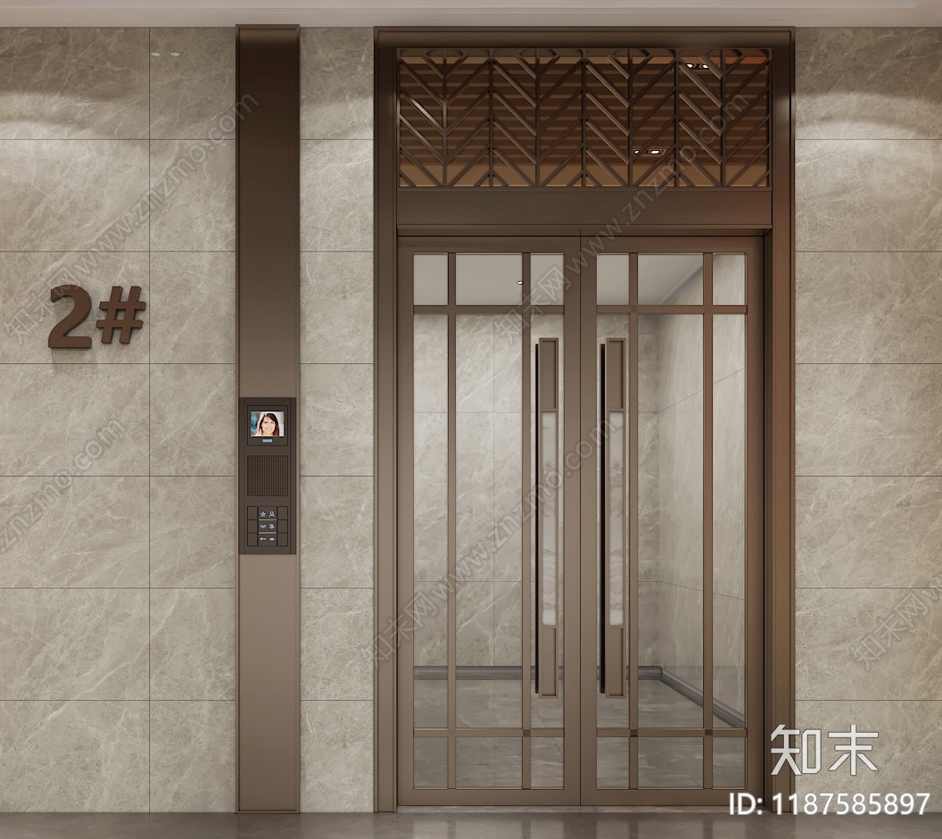 玻璃门节点施工图下载【ID:1187585897】