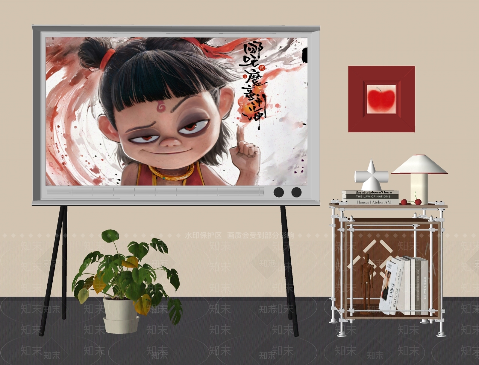电视SU模型下载【ID:1187592013】
