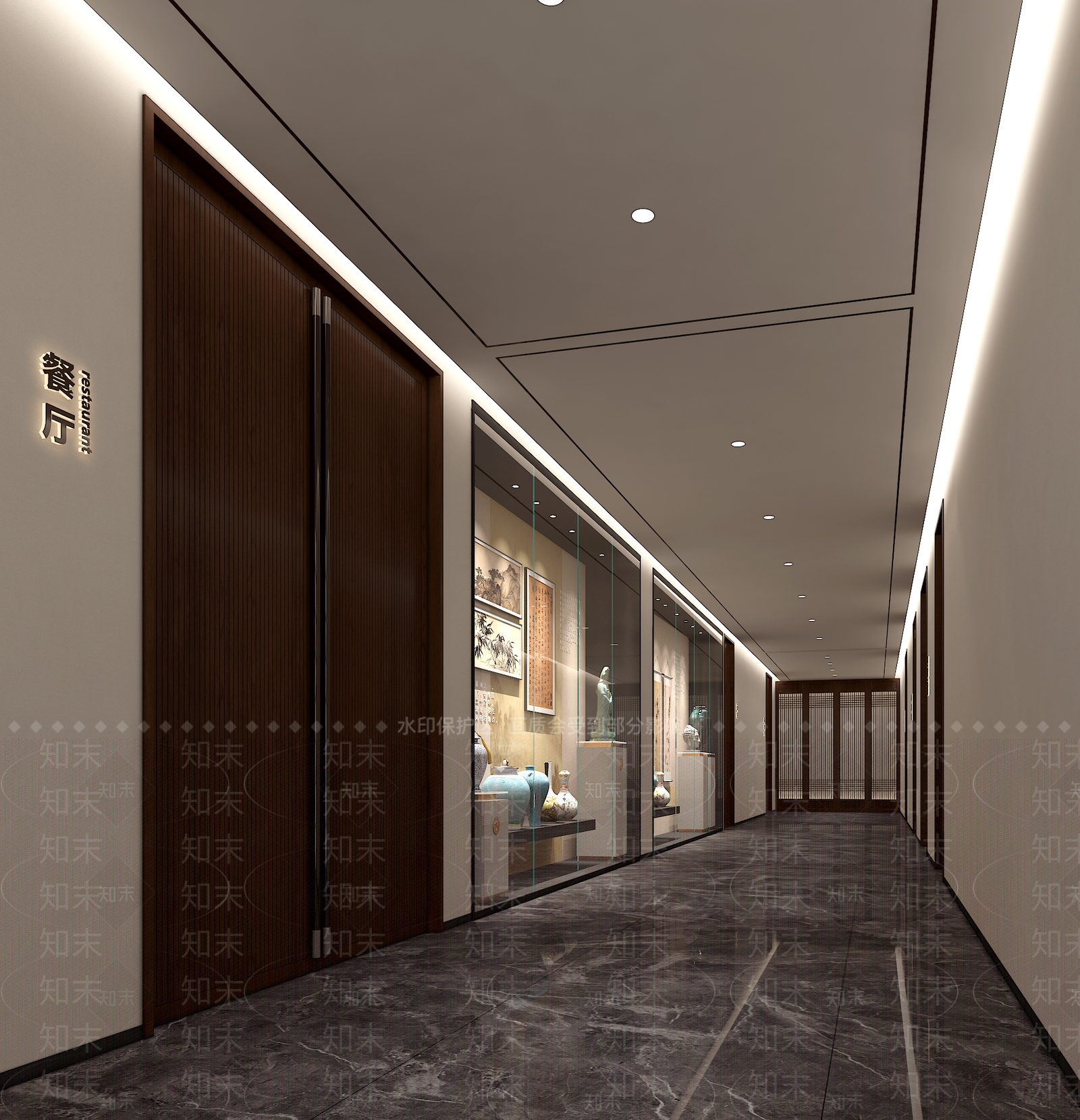 新中式其他办公空间3D模型下载【ID:1187687419】