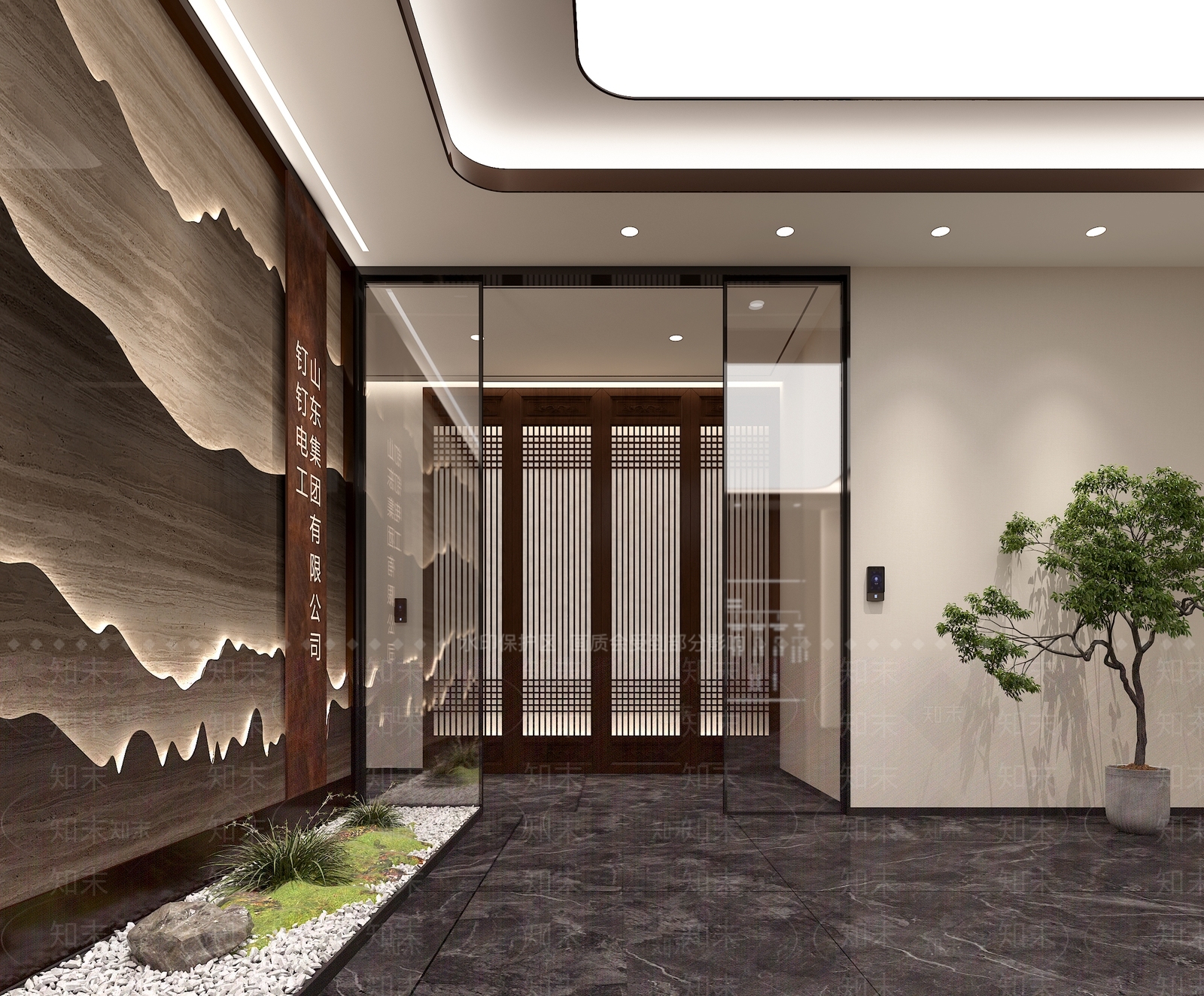 新中式其他办公空间3D模型下载【ID:1187687419】