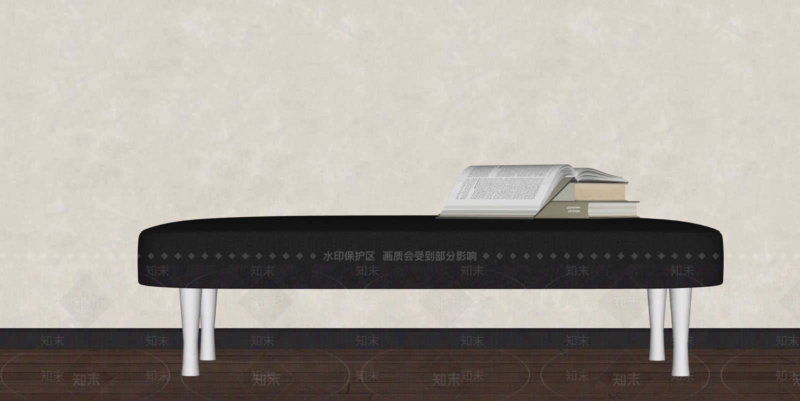 现代意式沙发凳SU模型下载【ID:1187599439】