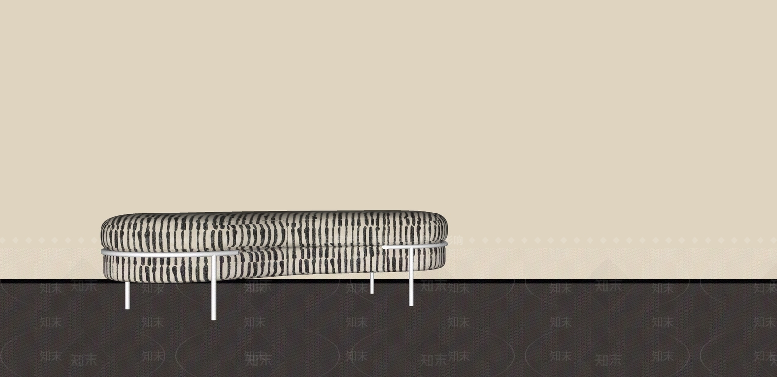 中古侘寂其他凳子SU模型下载【ID:1187611912】