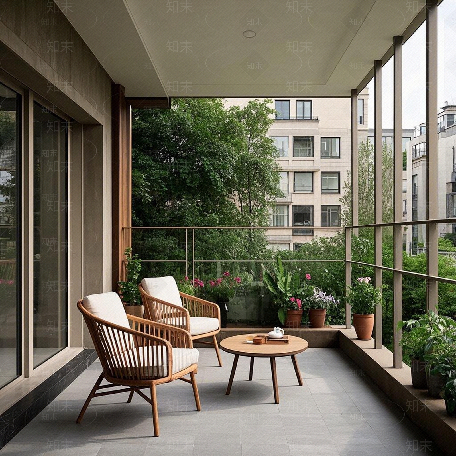 现代小区外景贴图下载【ID:1187611934】