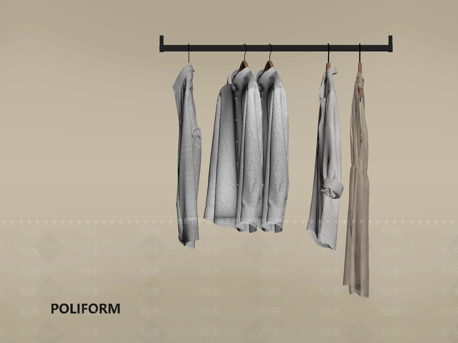 衣服SU模型下载【ID:1187612572】