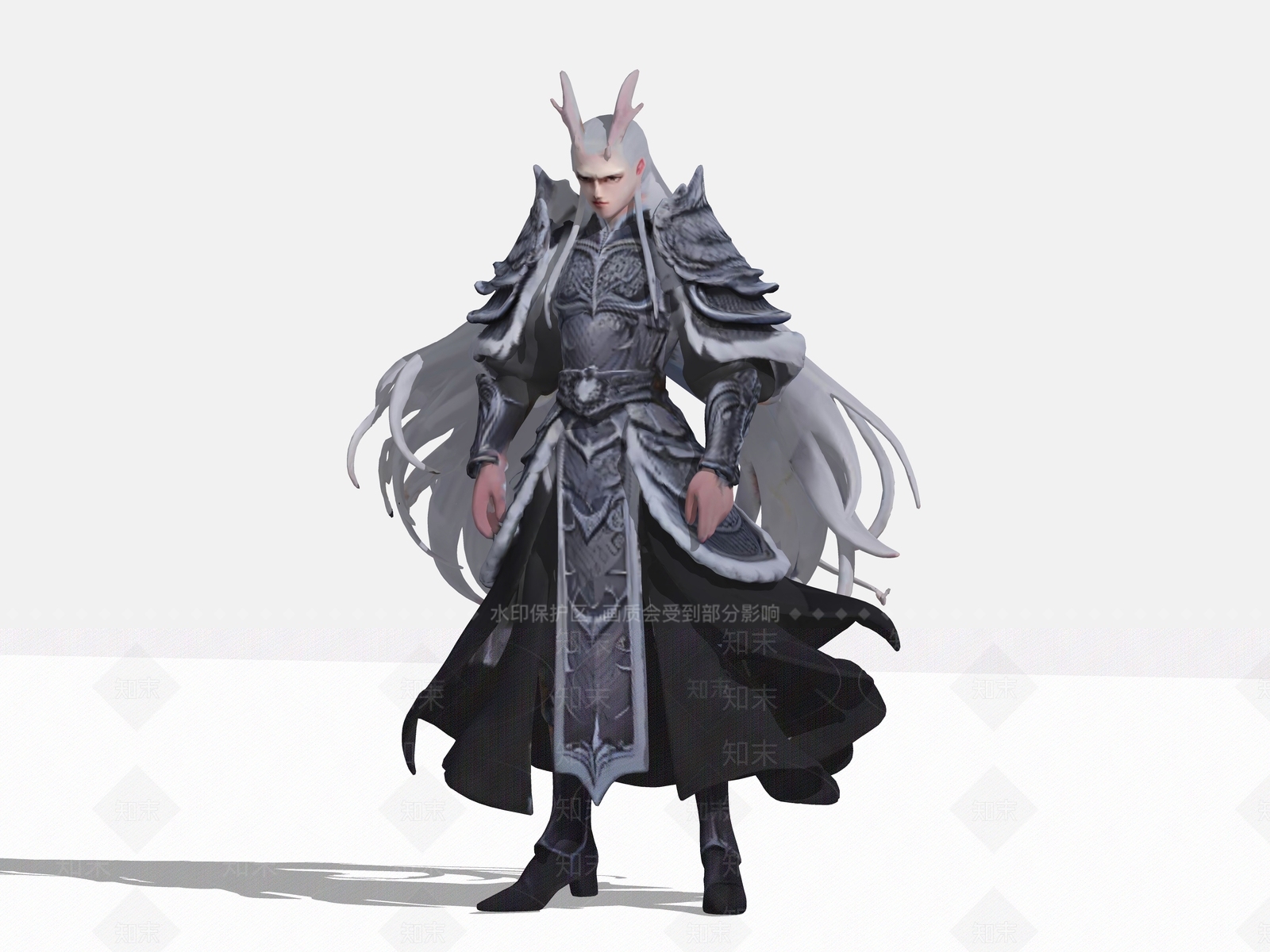 现代雕塑小品SU模型下载【ID:1187613548】