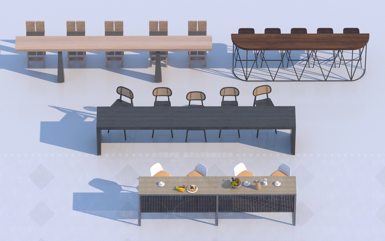 现代吧台3D模型下载【ID:1187615907】