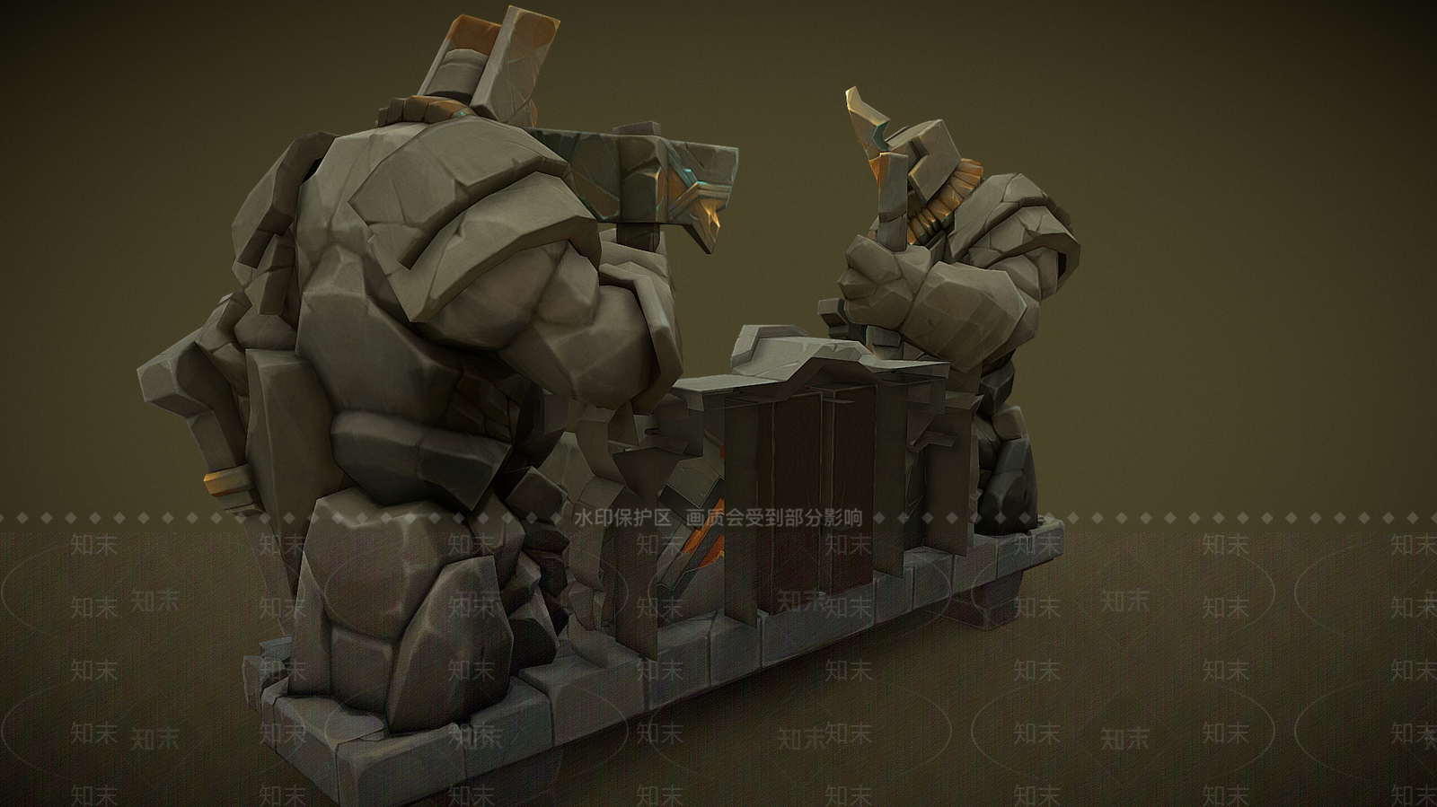 现代艺术风格建筑3D模型下载【ID:1187618964】