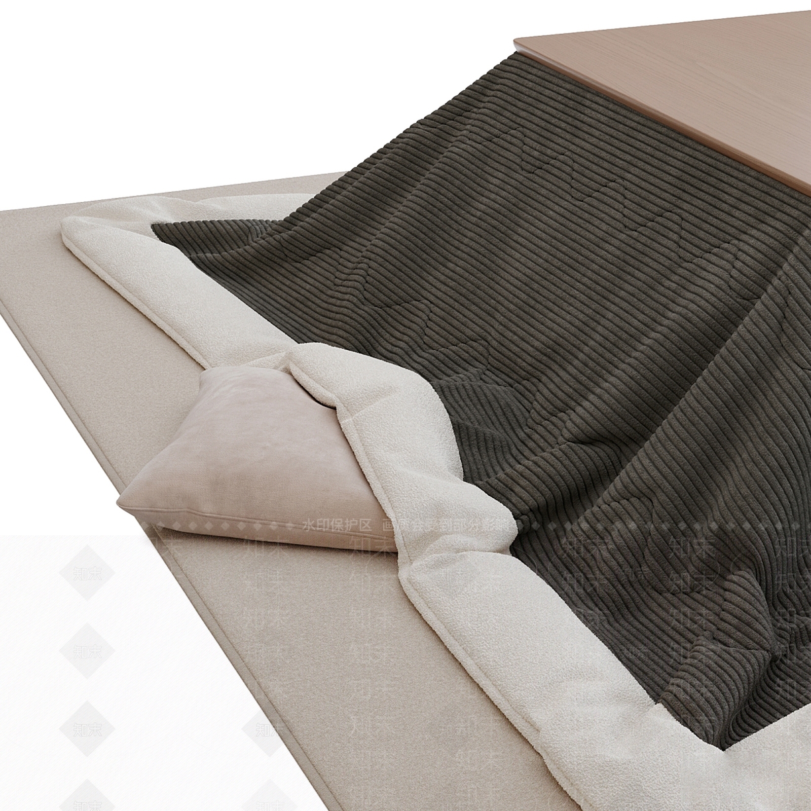 新中式日式其他桌子3D模型下载【ID:1187622933】