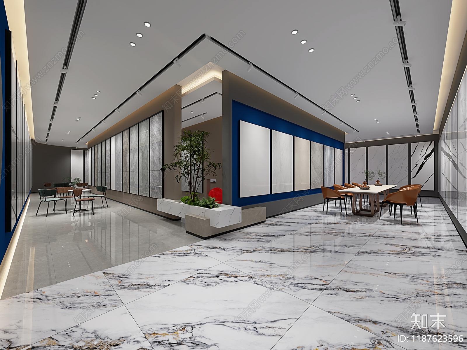 企业展厅施工图下载【ID:1187623596】