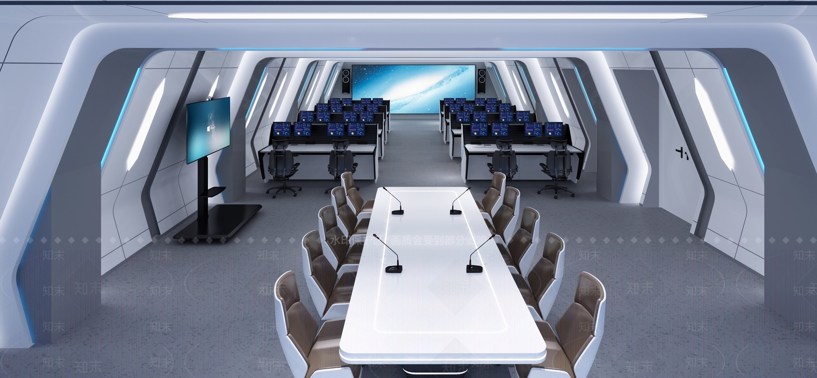 现代其他办公空间3D模型下载【ID:1187623758】