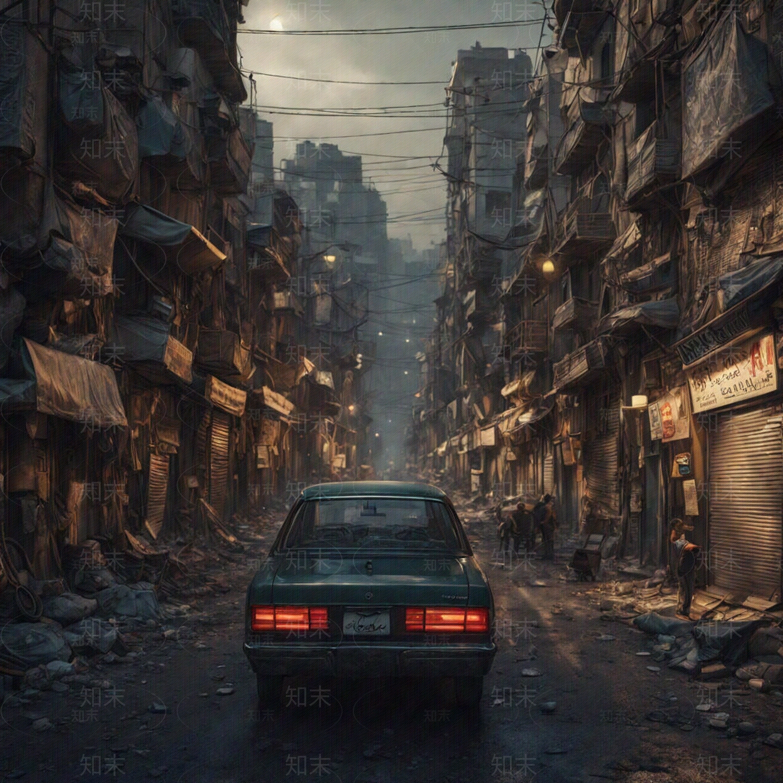 现代街道外景贴图下载【ID:1187625820】