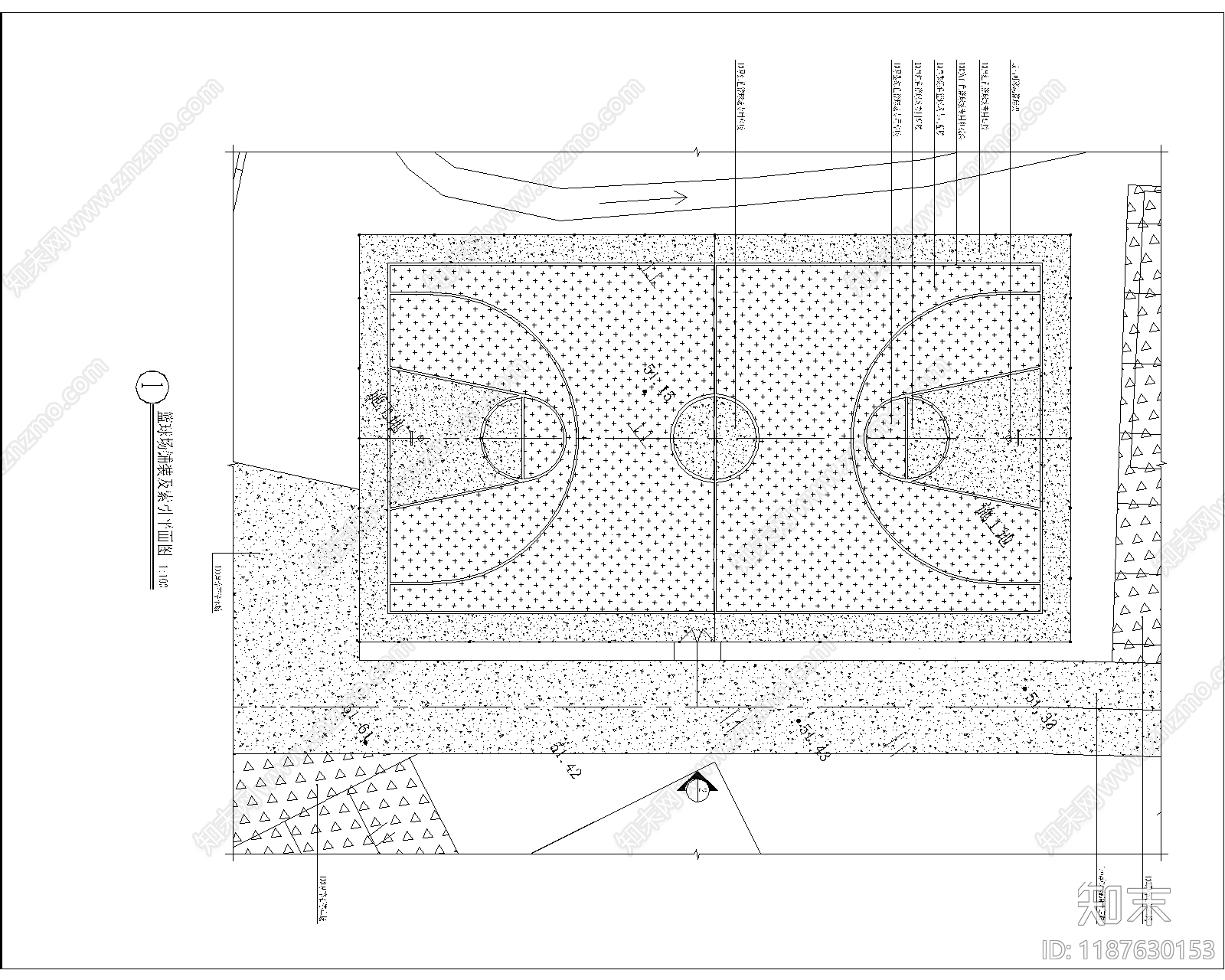 现代其他景观cad施工图下载【ID:1187630153】