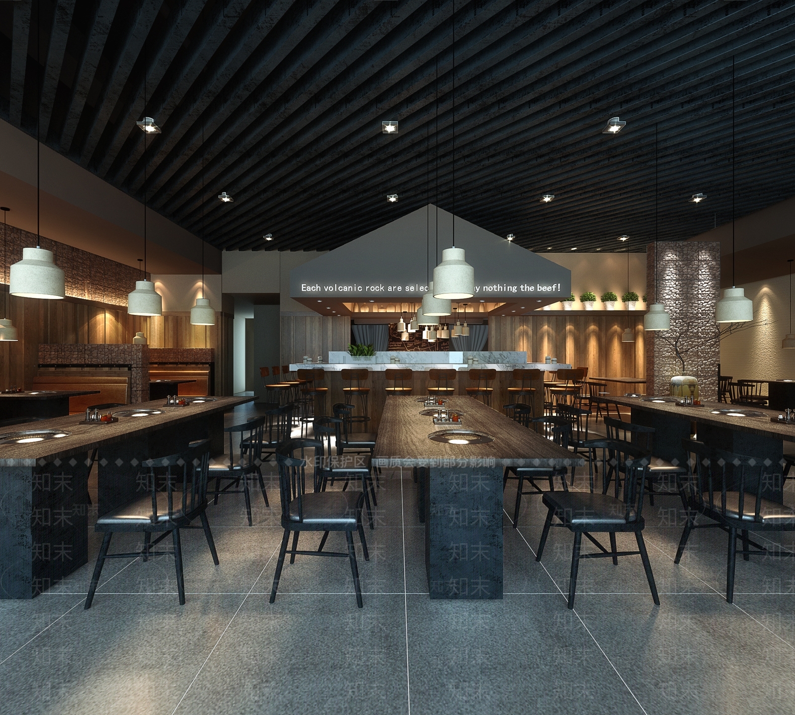 复古日式火锅店3D模型下载【ID:1187655363】