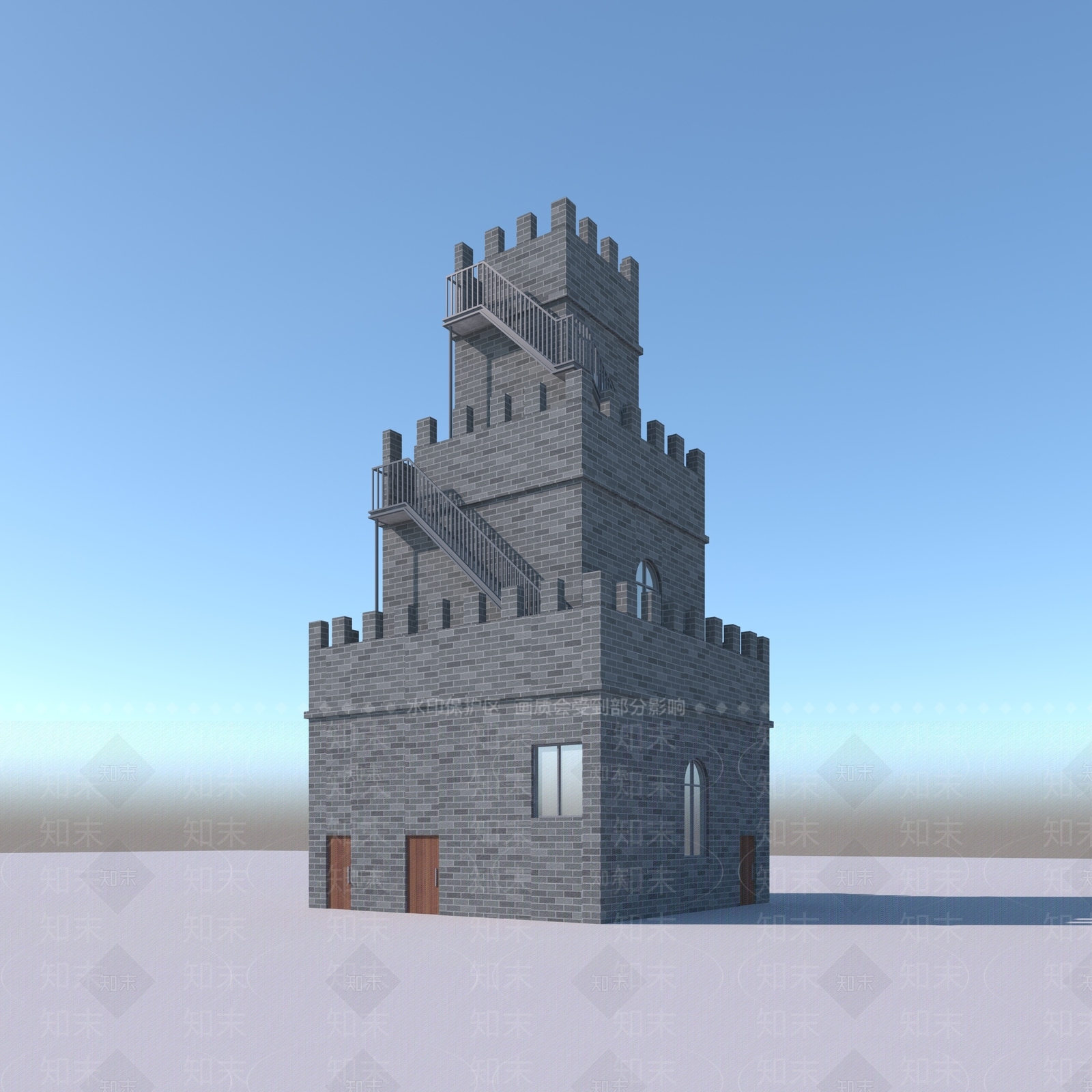 现代新中式其他文体建筑3D模型下载【ID:1187633752】