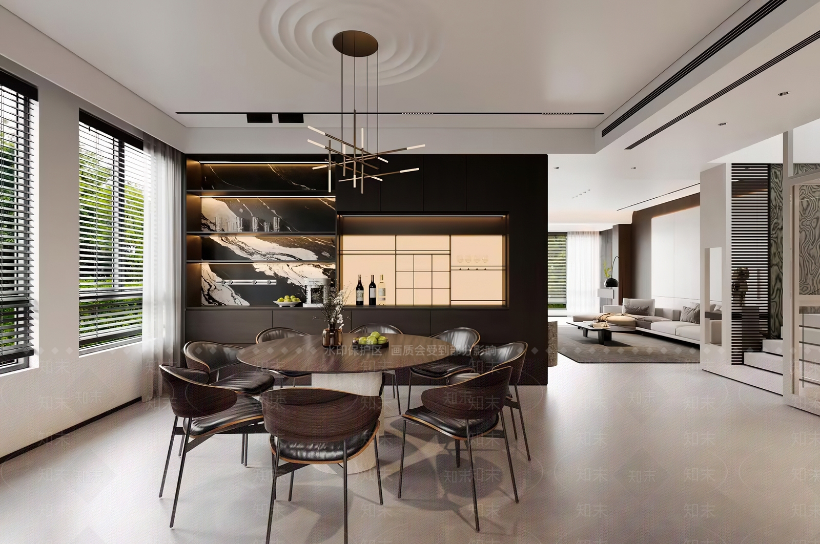 现代玄关3D模型下载【ID:1215045619】