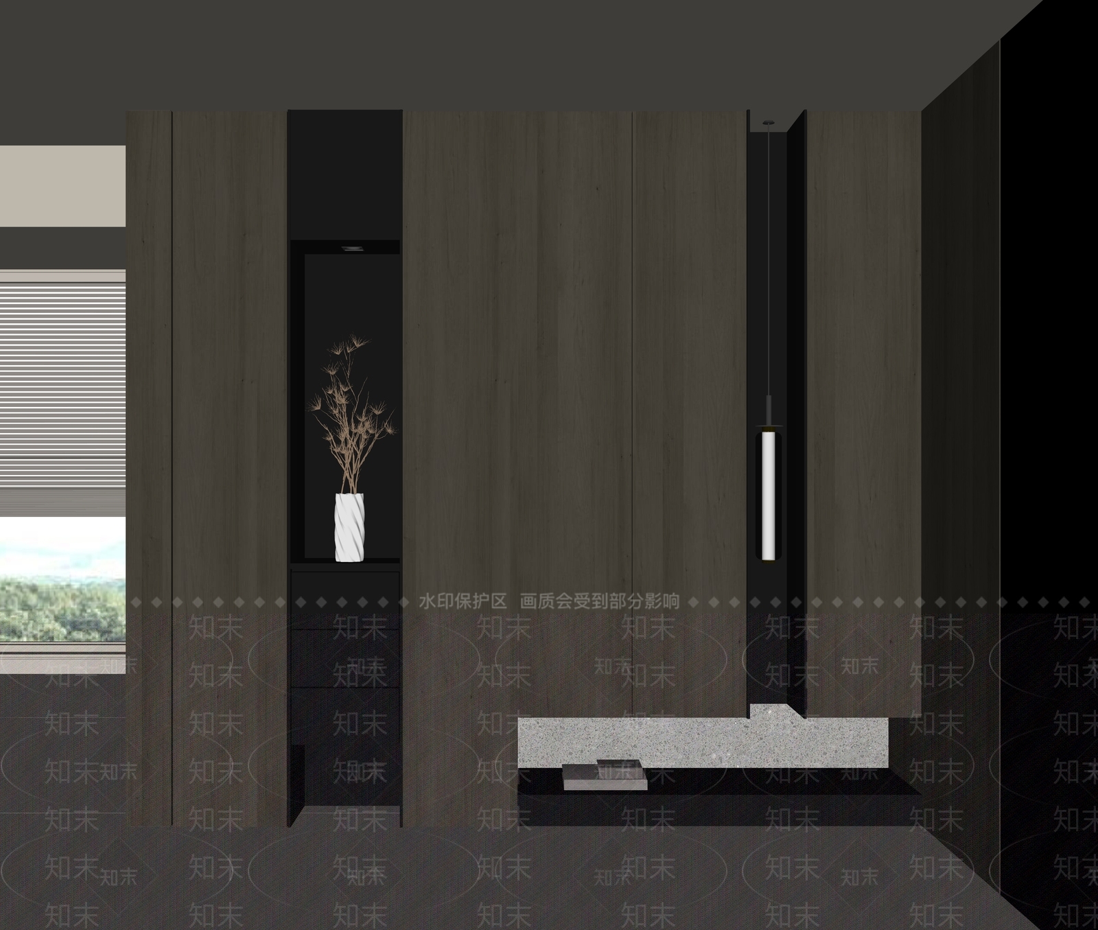现代鞋柜SU模型下载【ID:1187639550】