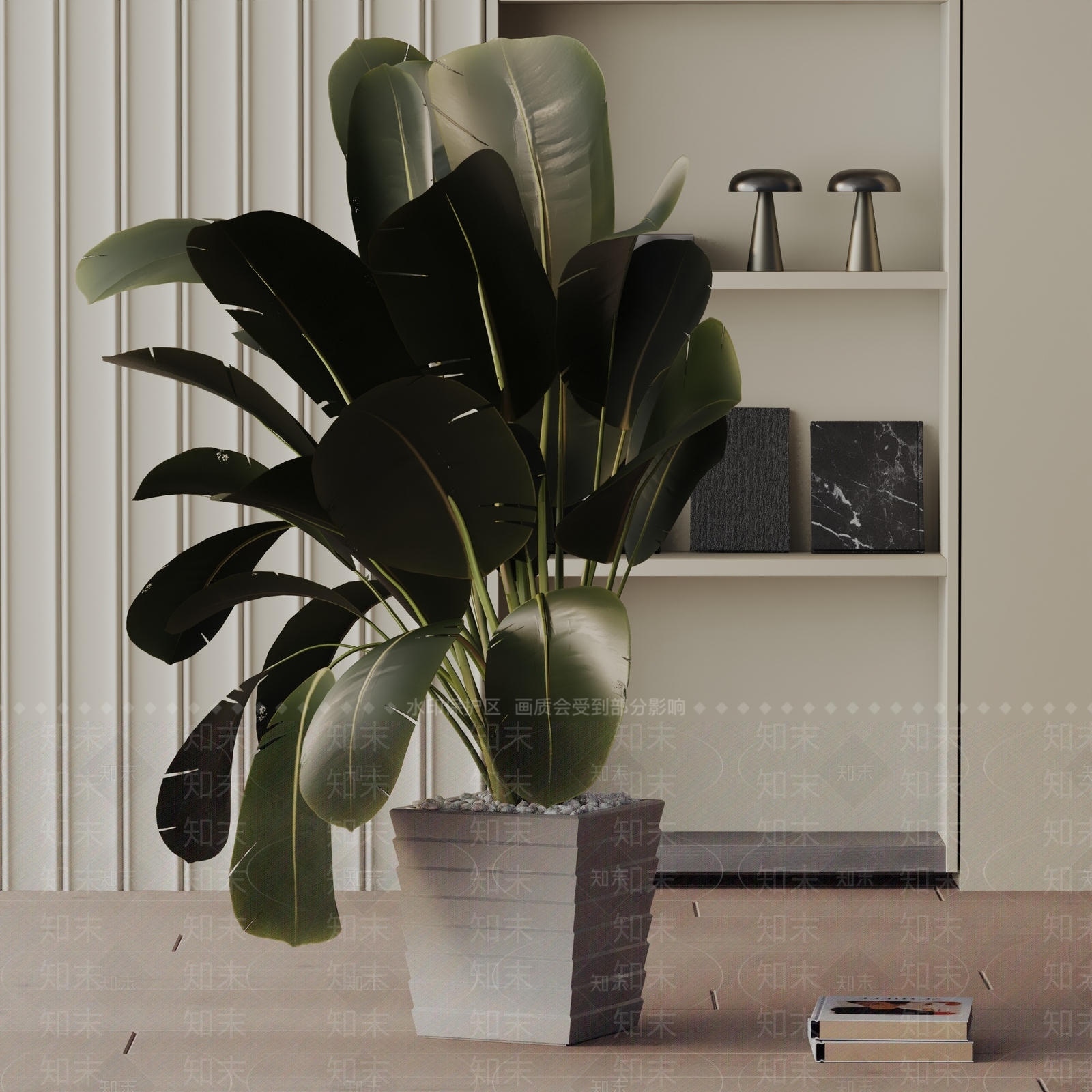 盆栽3D模型下载【ID:1187641411】