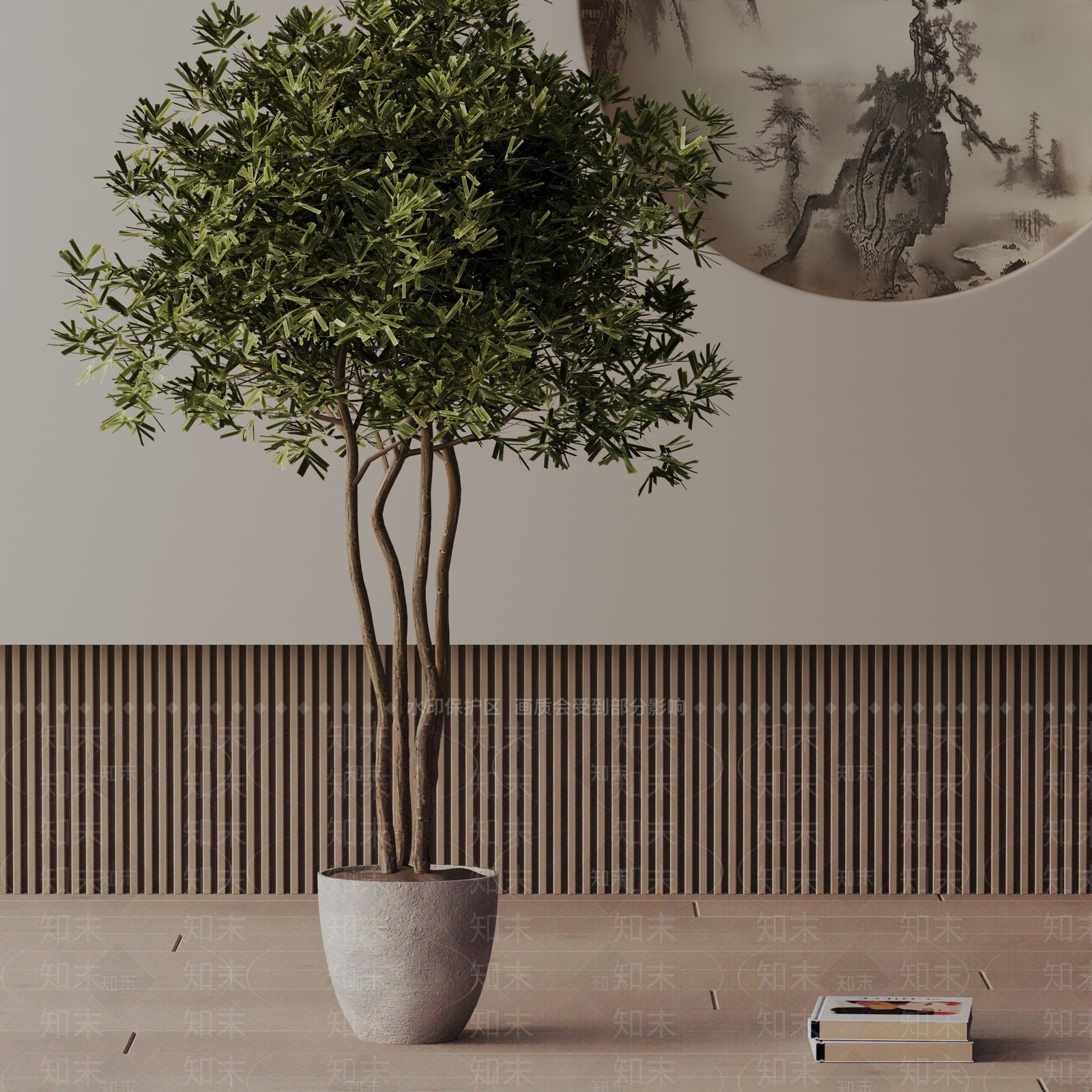 盆栽3D模型下载【ID:1187642675】