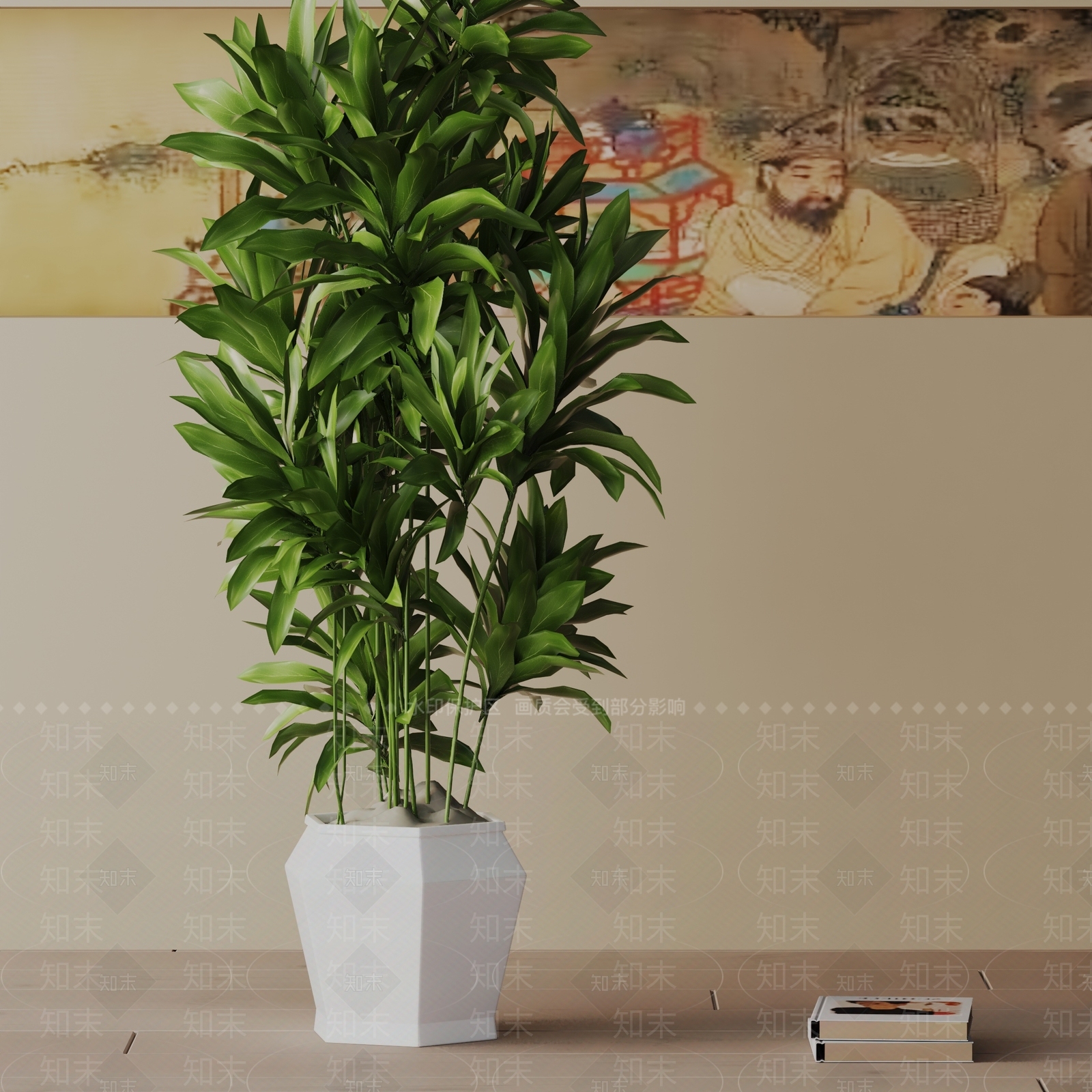 盆栽3D模型下载【ID:1187645385】