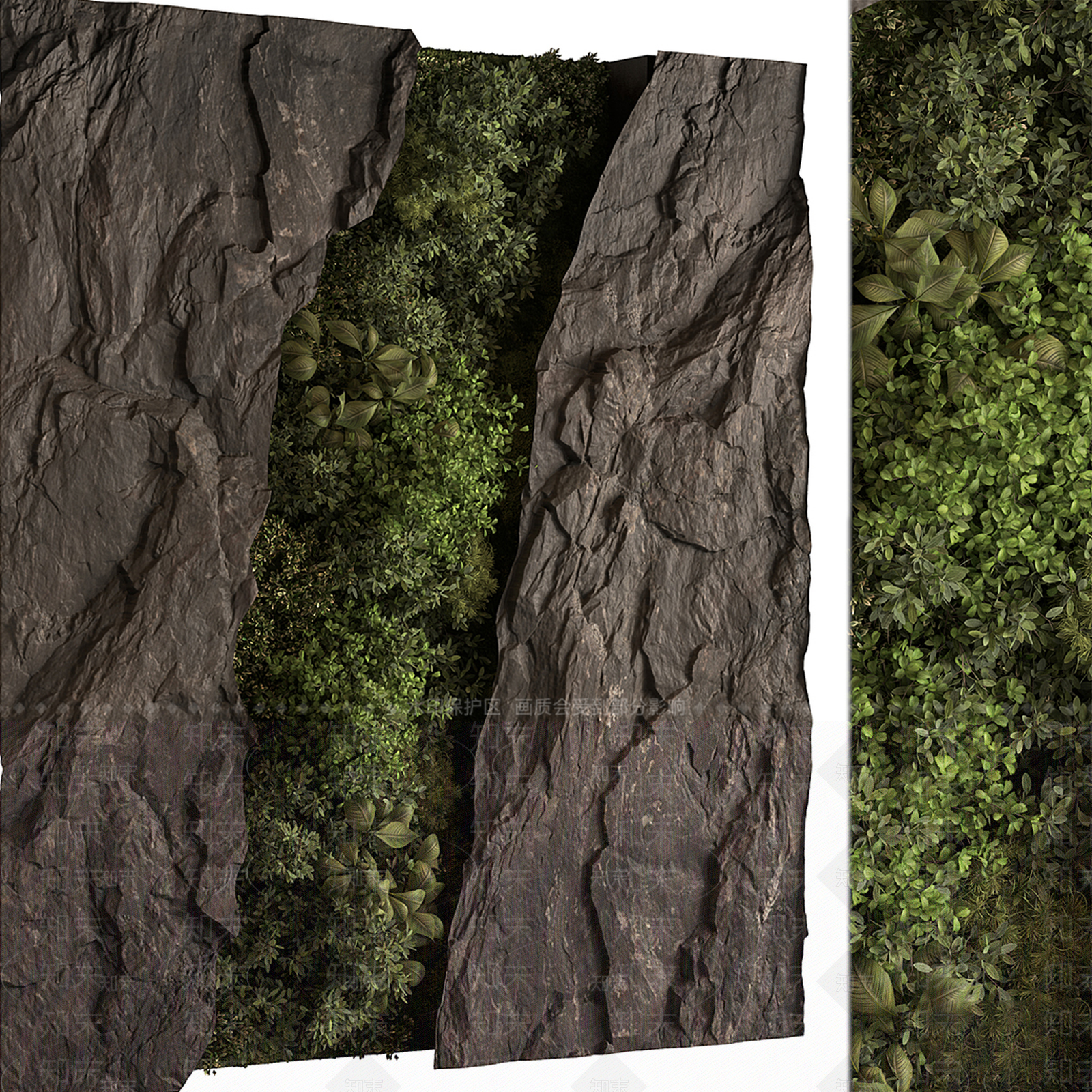 绿植墙3D模型下载【ID:1187645274】