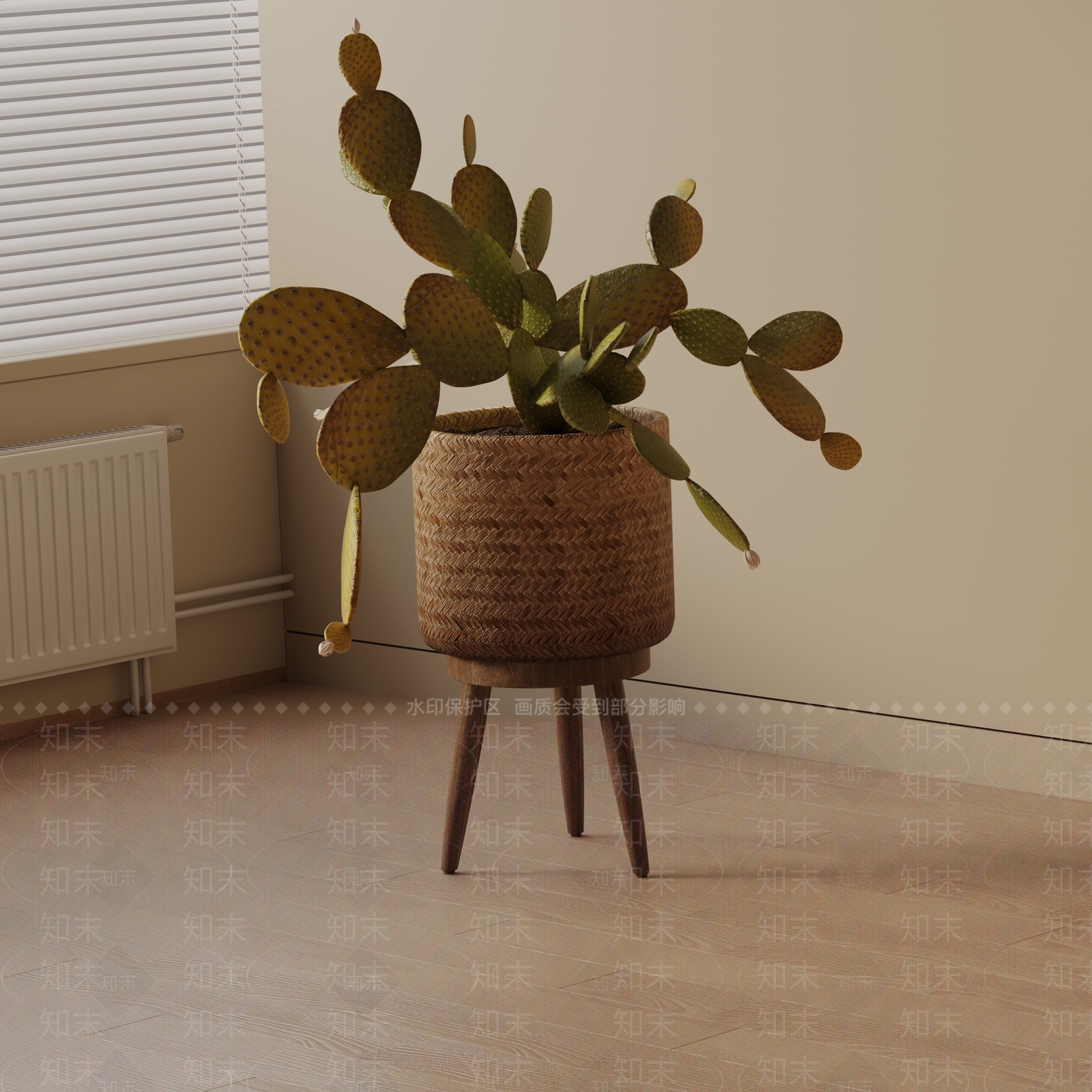 盆栽3D模型下载【ID:1187646628】